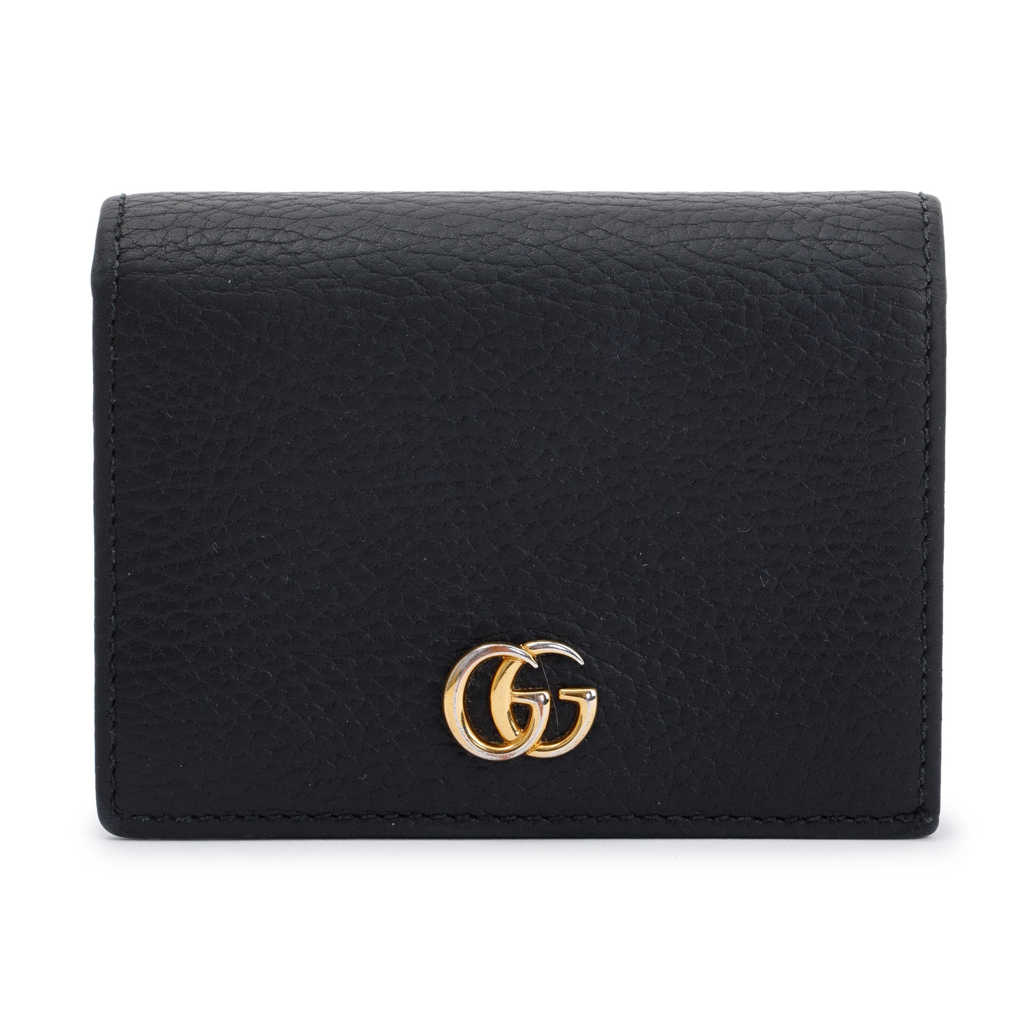 Gucci Marmont Leather Card Case Wallet