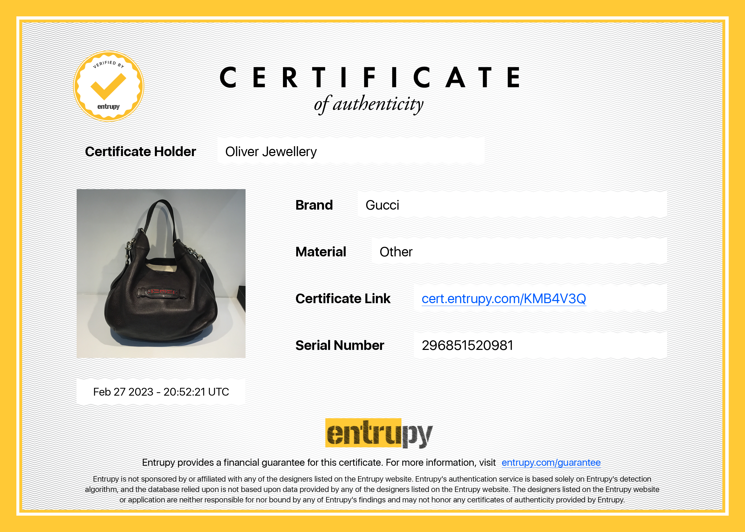 Gucci Medium Brown Leather Dressage Web Hobo Bag w/ Strap