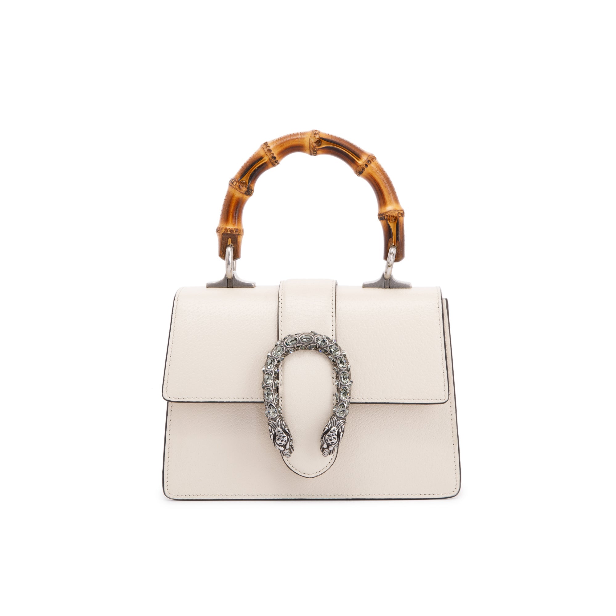 Gucci Medium Dionysus Bamboo Top Handle Bag w/ Strap