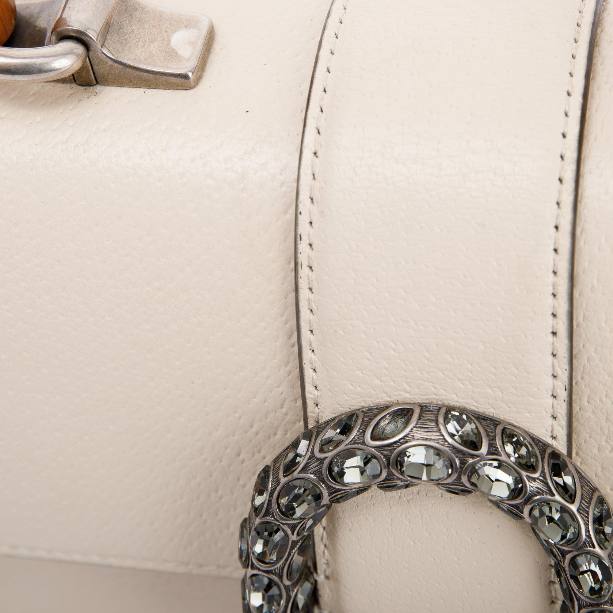 Gucci Medium Dionysus Bamboo Top Handle Bag w/ Strap