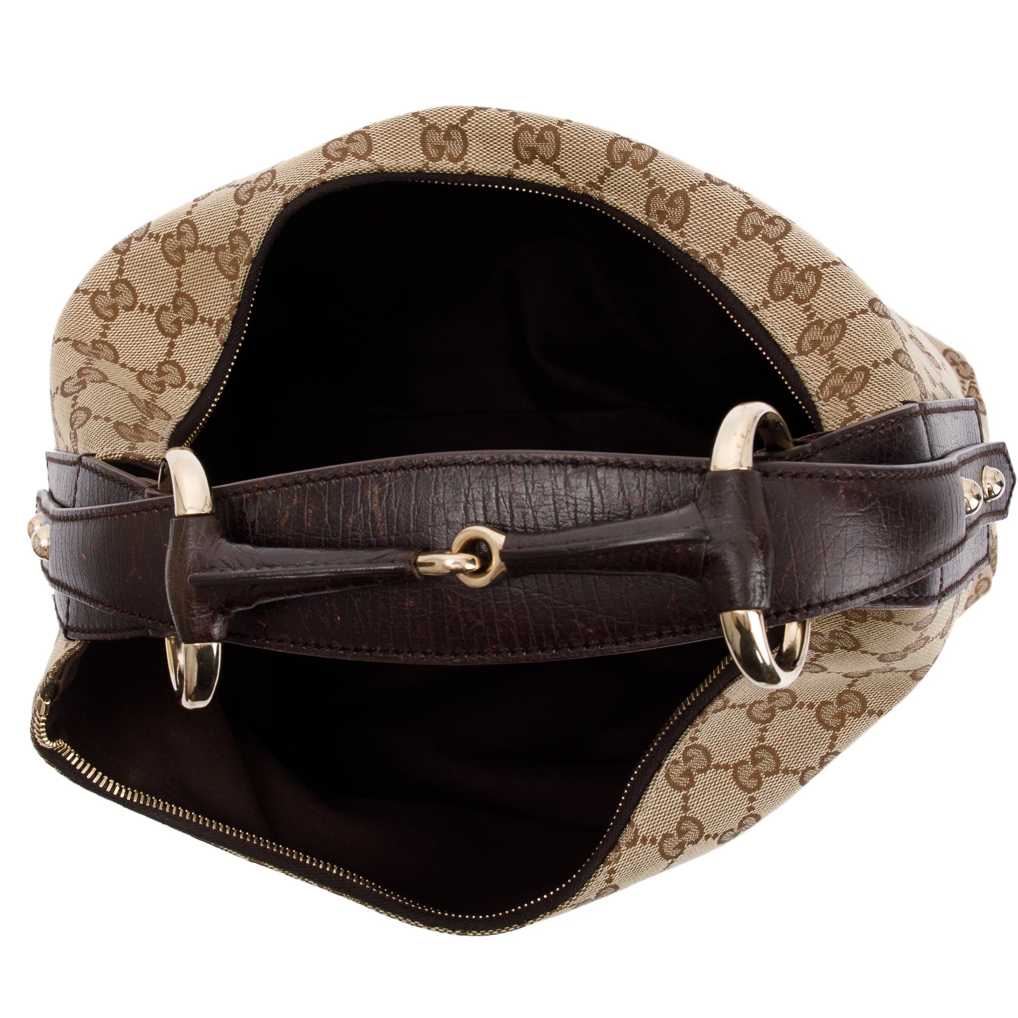 Gucci Medium GG Canvas Horsebit Hobo