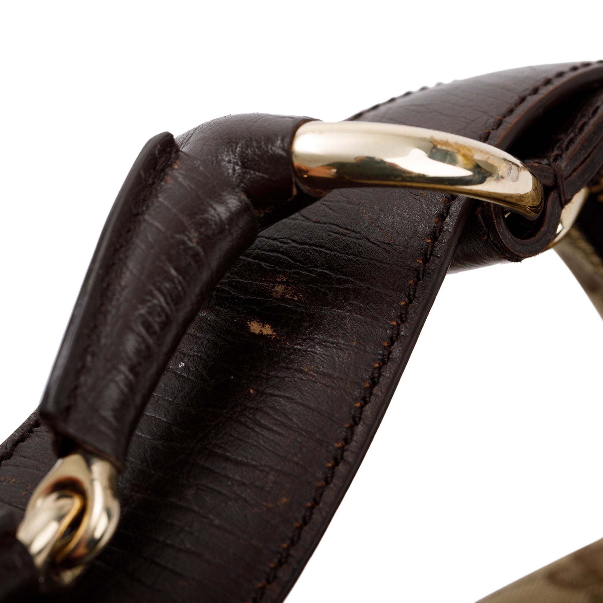 Gucci Medium GG Canvas Horsebit Hobo