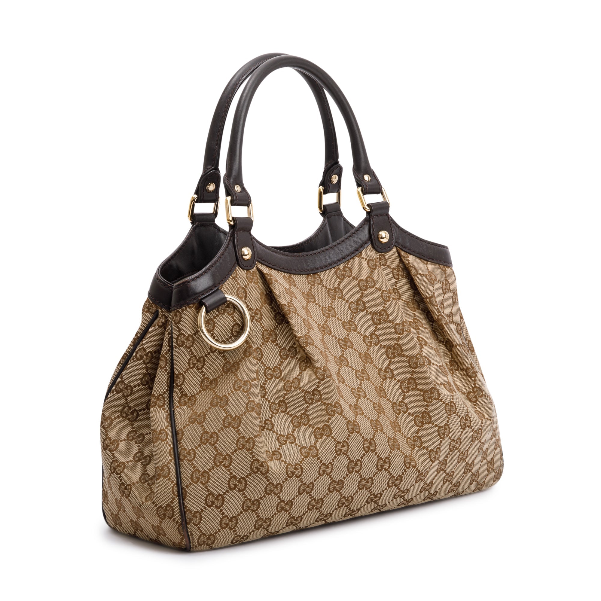 Gucci Medium GG Canvas Sukey Tote