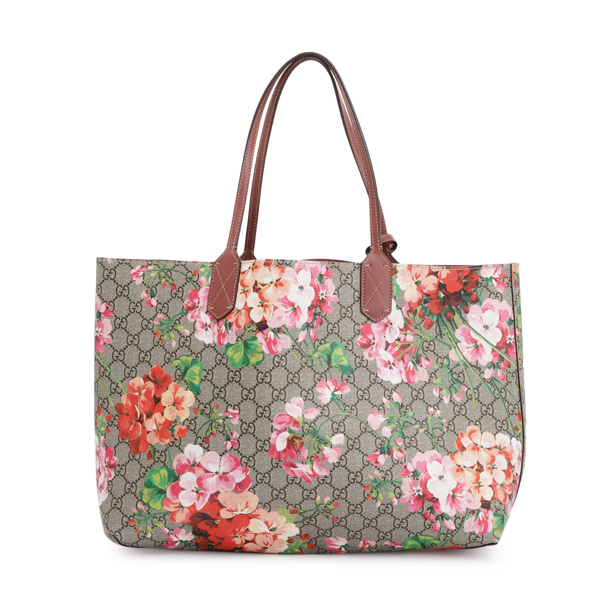 Gucci Medium Reversible GG Supreme Blooms Tote