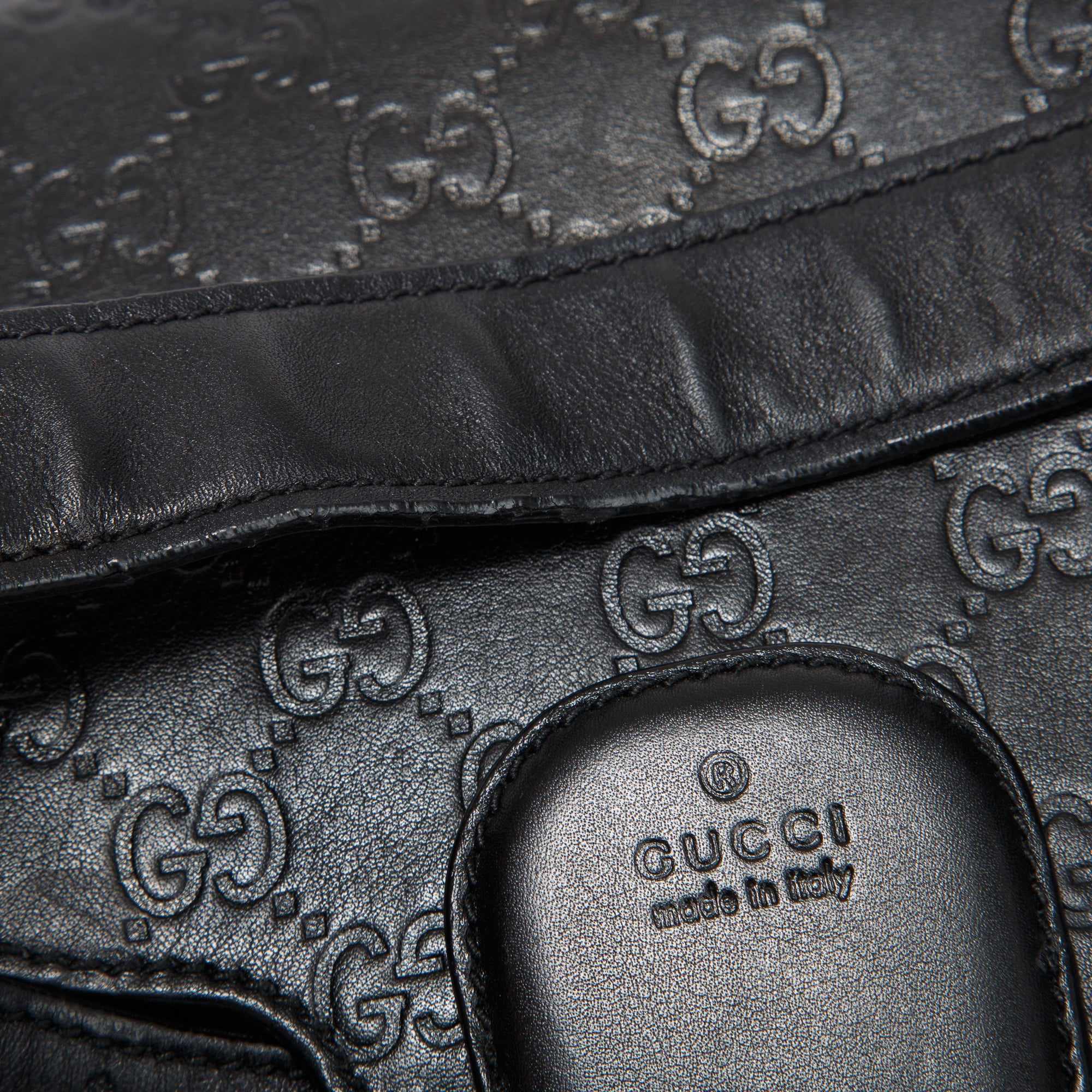 Gucci Medium Signature Leather Emily Hobo