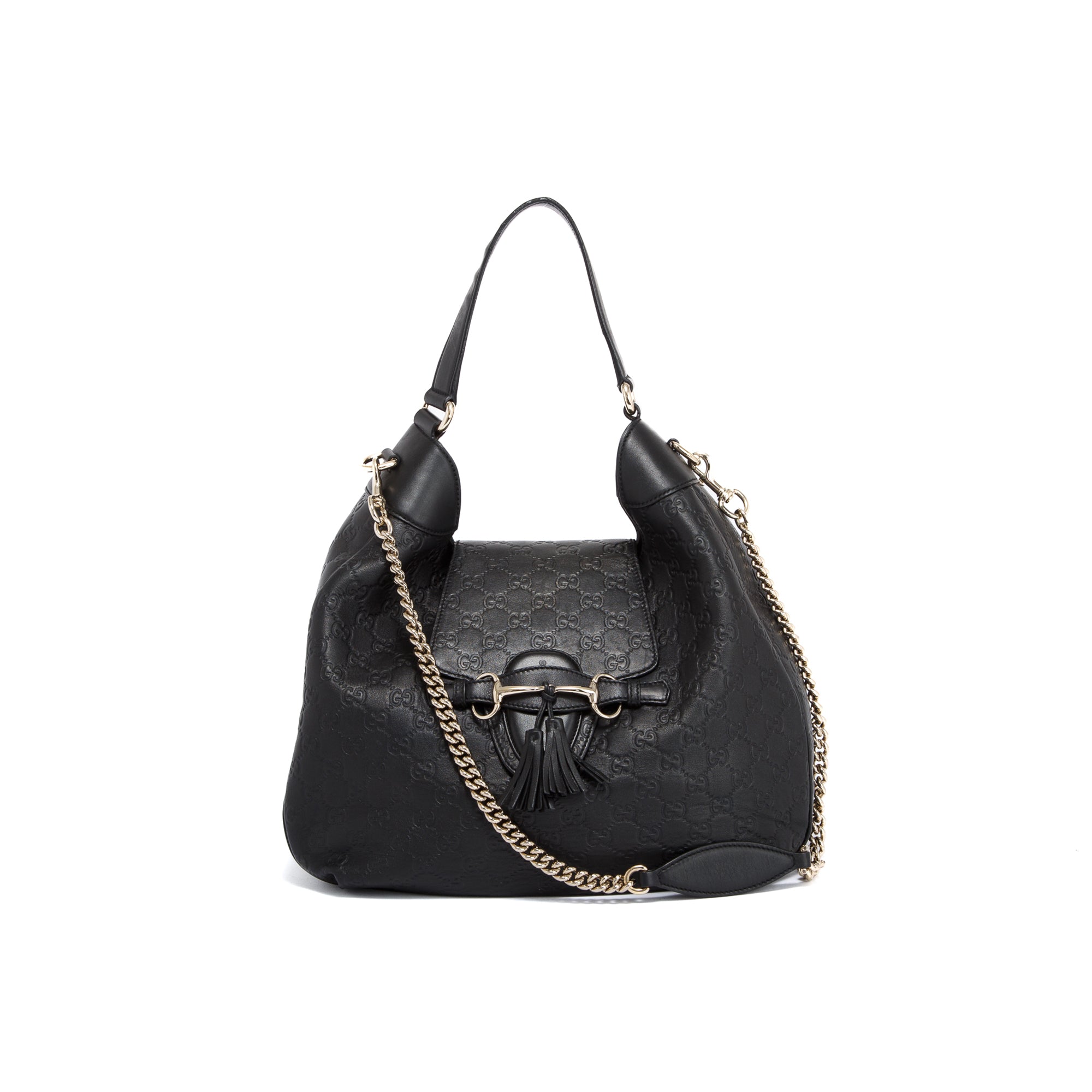 Gucci Medium Signature Leather Emily Hobo