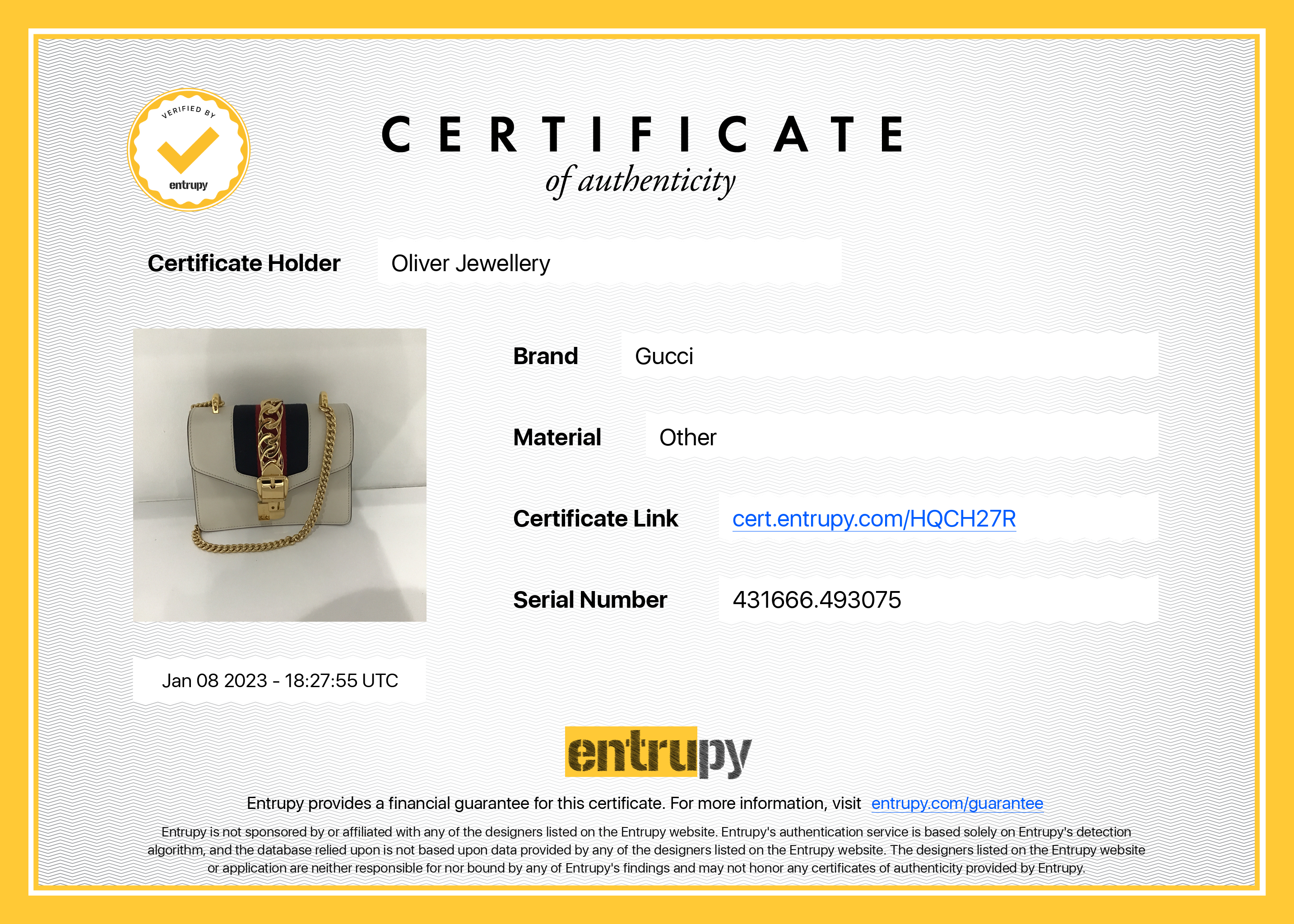 Gucci Mini Sylvie Chain Bag