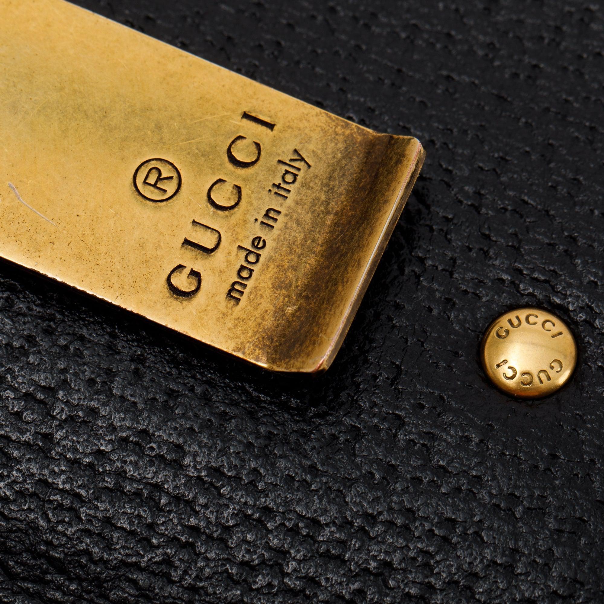 Gucci Money Clip Web Card Holder