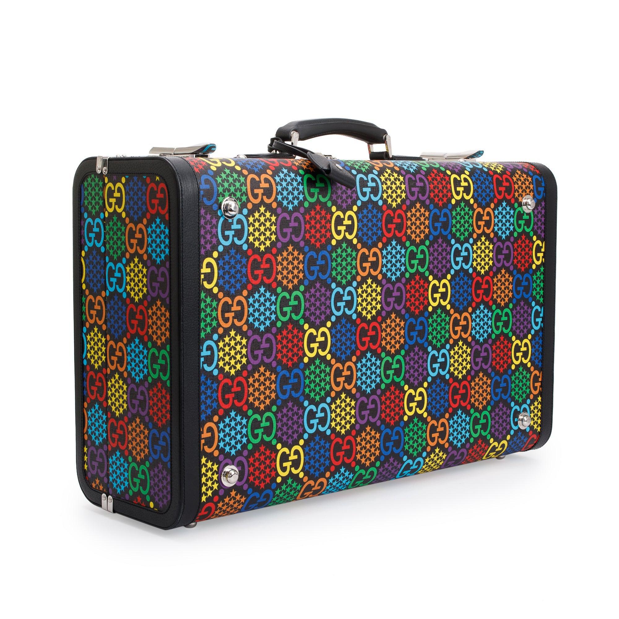 Gucci Multicolour GG Psychedelic Trunk Suitcase