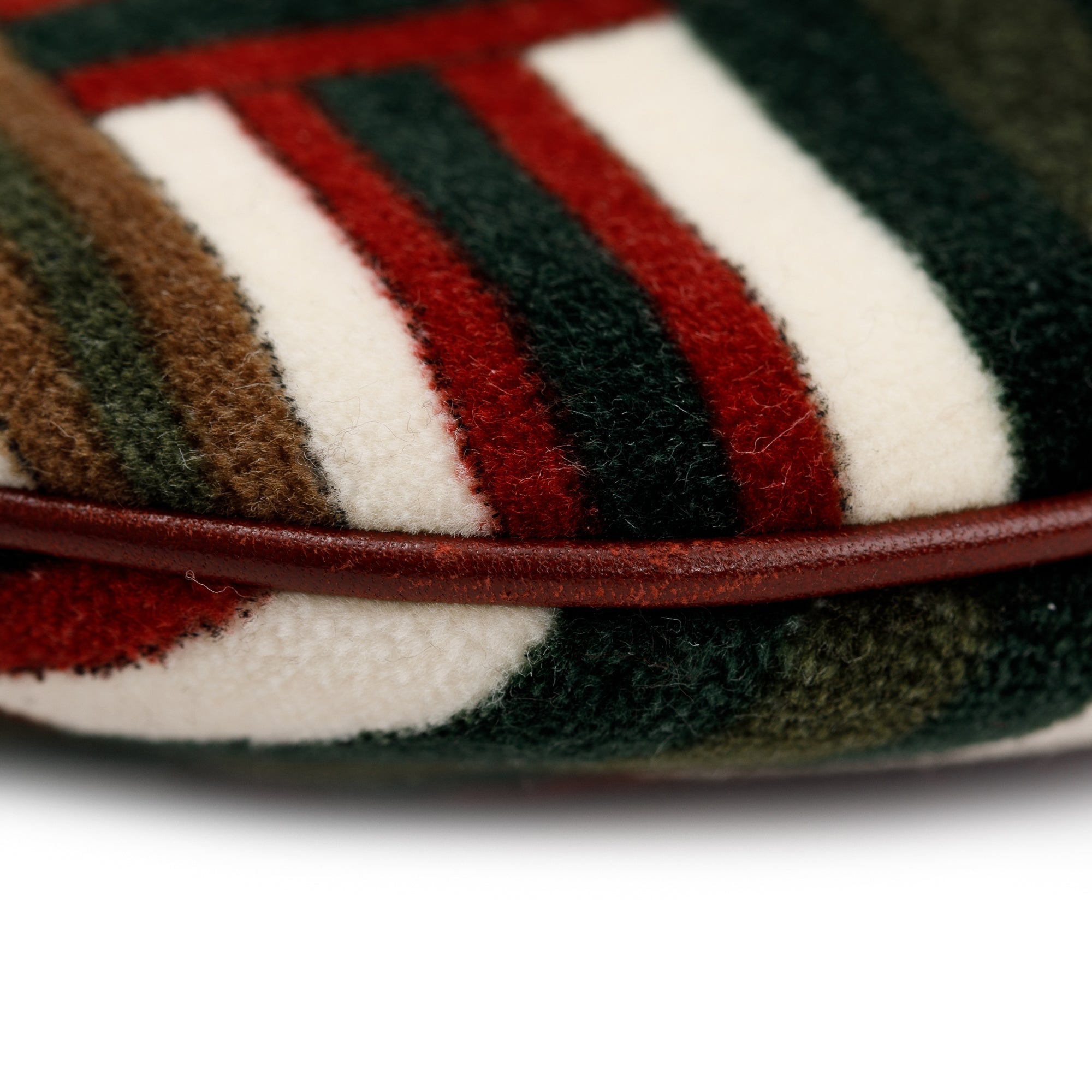 Gucci Multicolour Velvet Burgundy Leather 85th Anniversary Horsebit Hobo