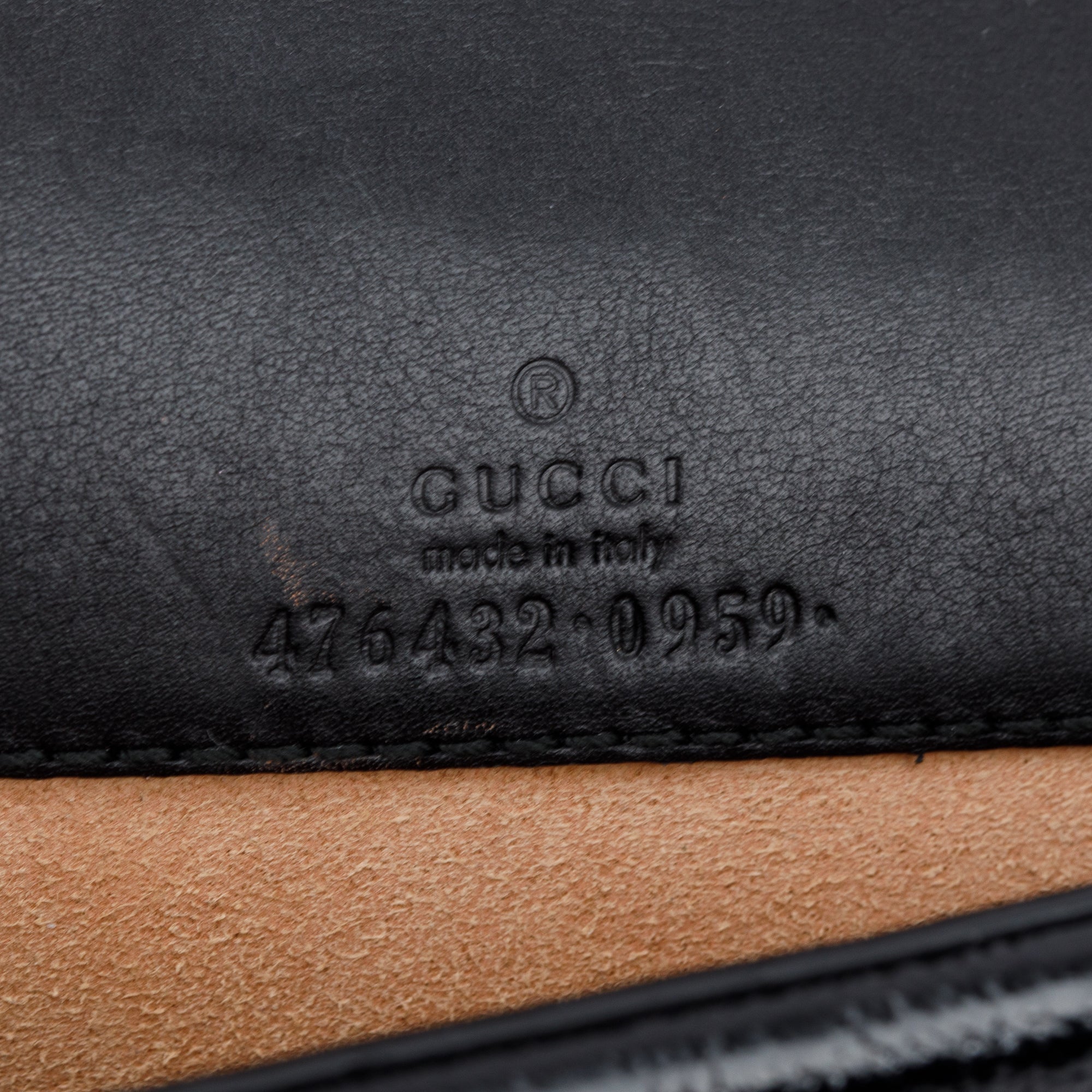 Gucci Navy GG Embossed Velvet Dionysus Super Mini Bag w/ Box