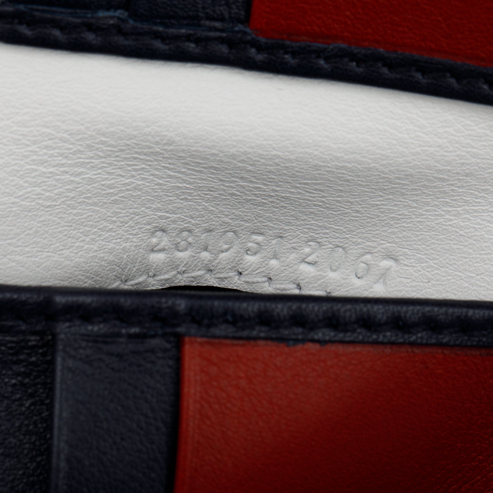 Gucci Navy Microguccissima Leather Bifold Wallet w/ Box