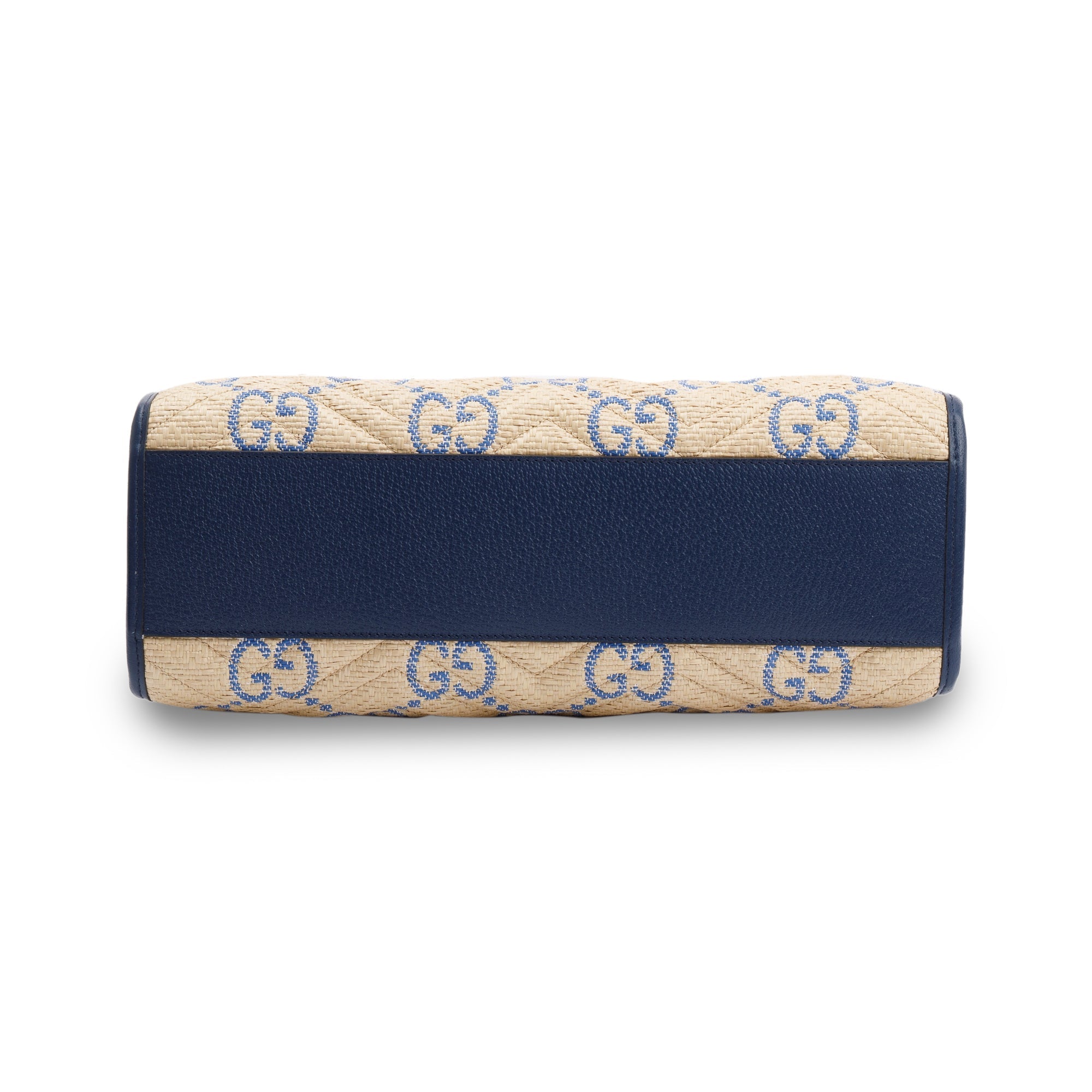 Gucci Neutral Raffia GG Marmont Tote w/ Receipt