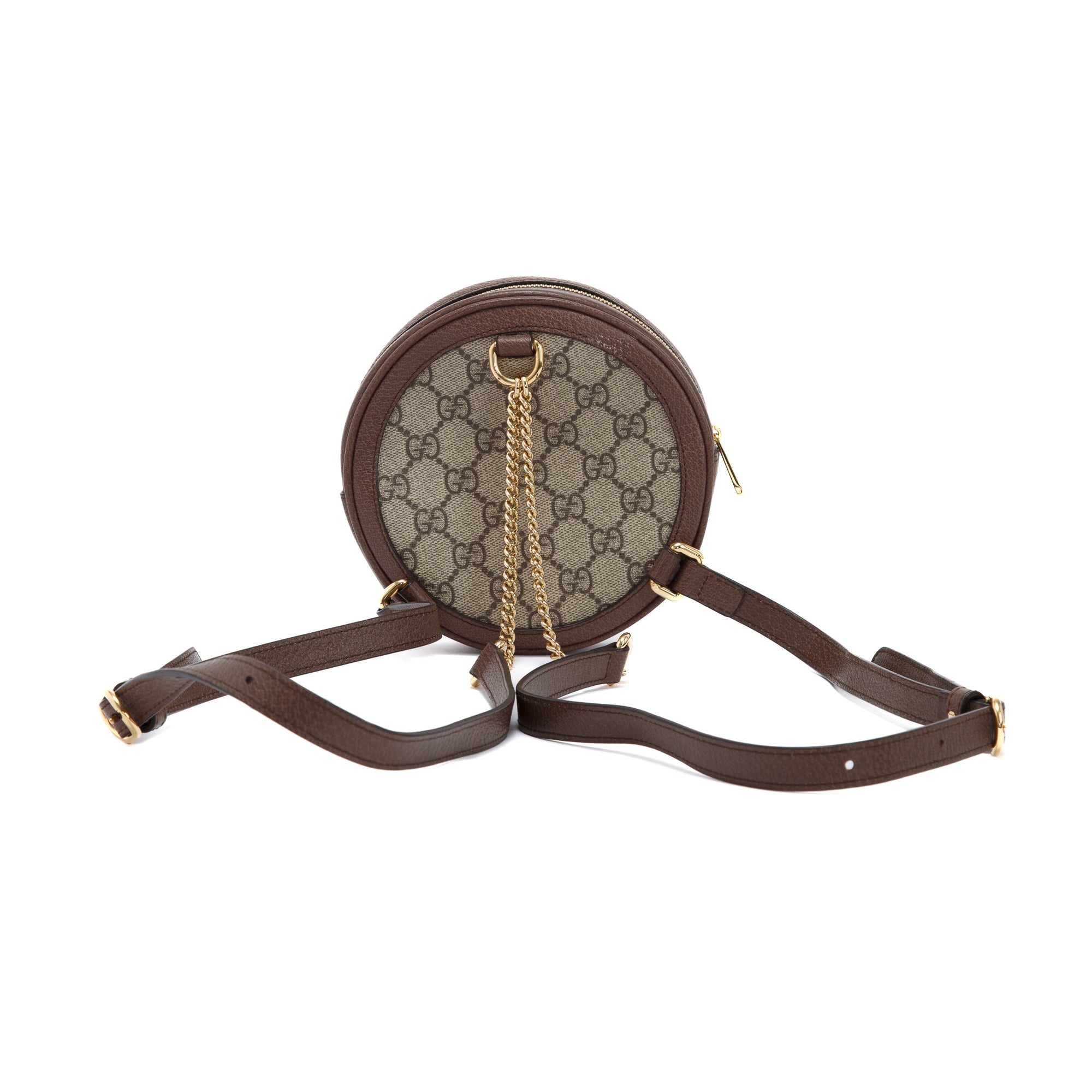 Gucci Ophidia GG Mini Round Backpack w/ Box