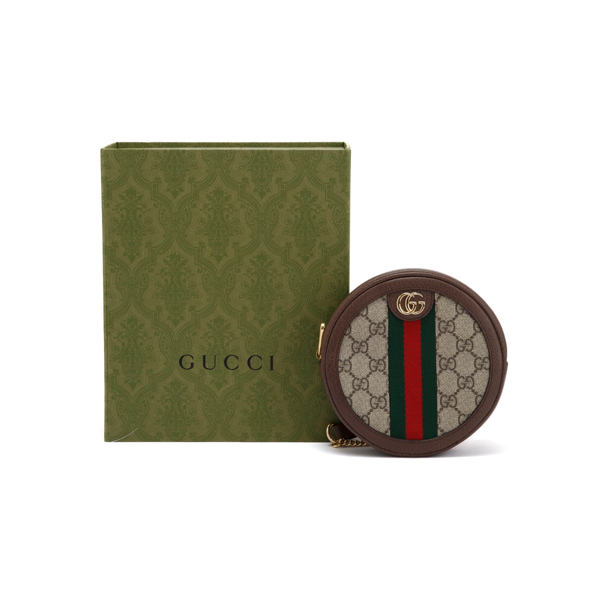 Gucci Ophidia GG Mini Round Backpack w/ Box