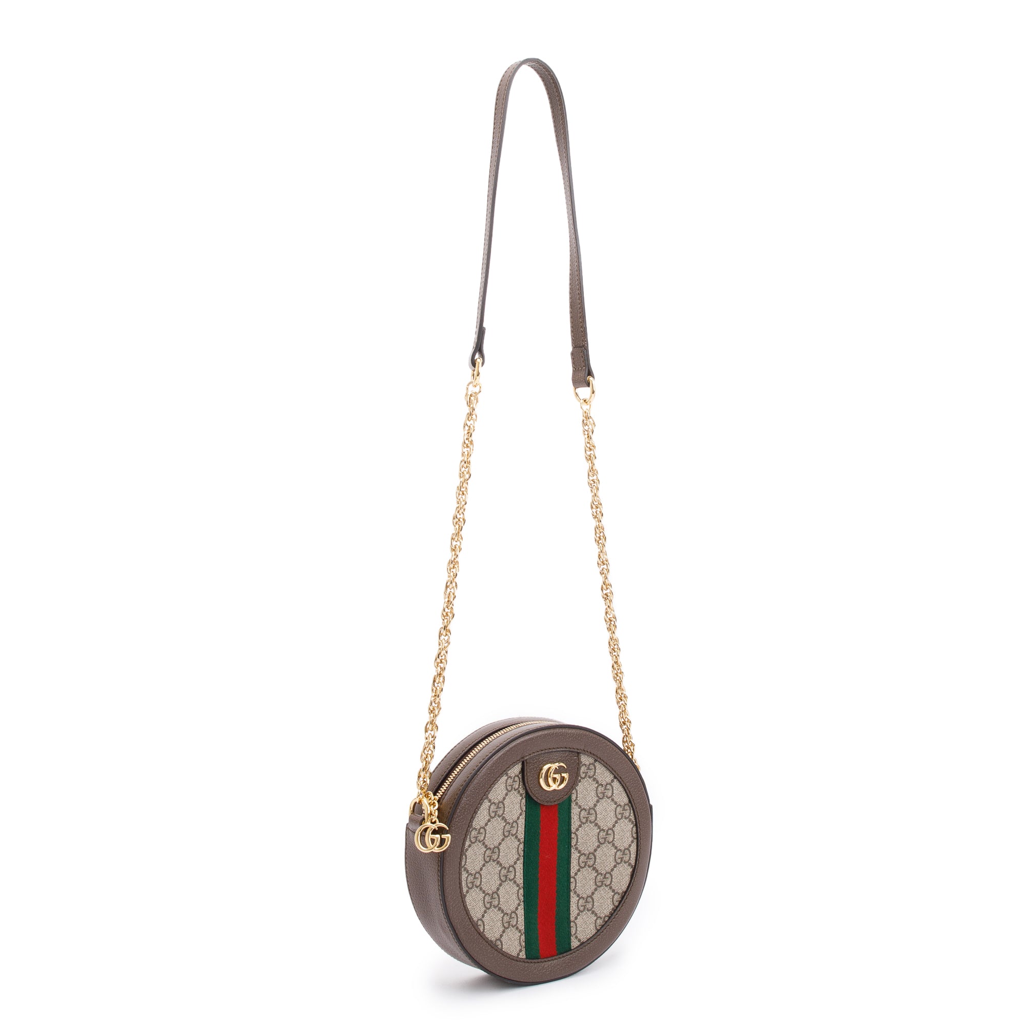 Gucci Ophidia GG Mini Round Shoulder Bag