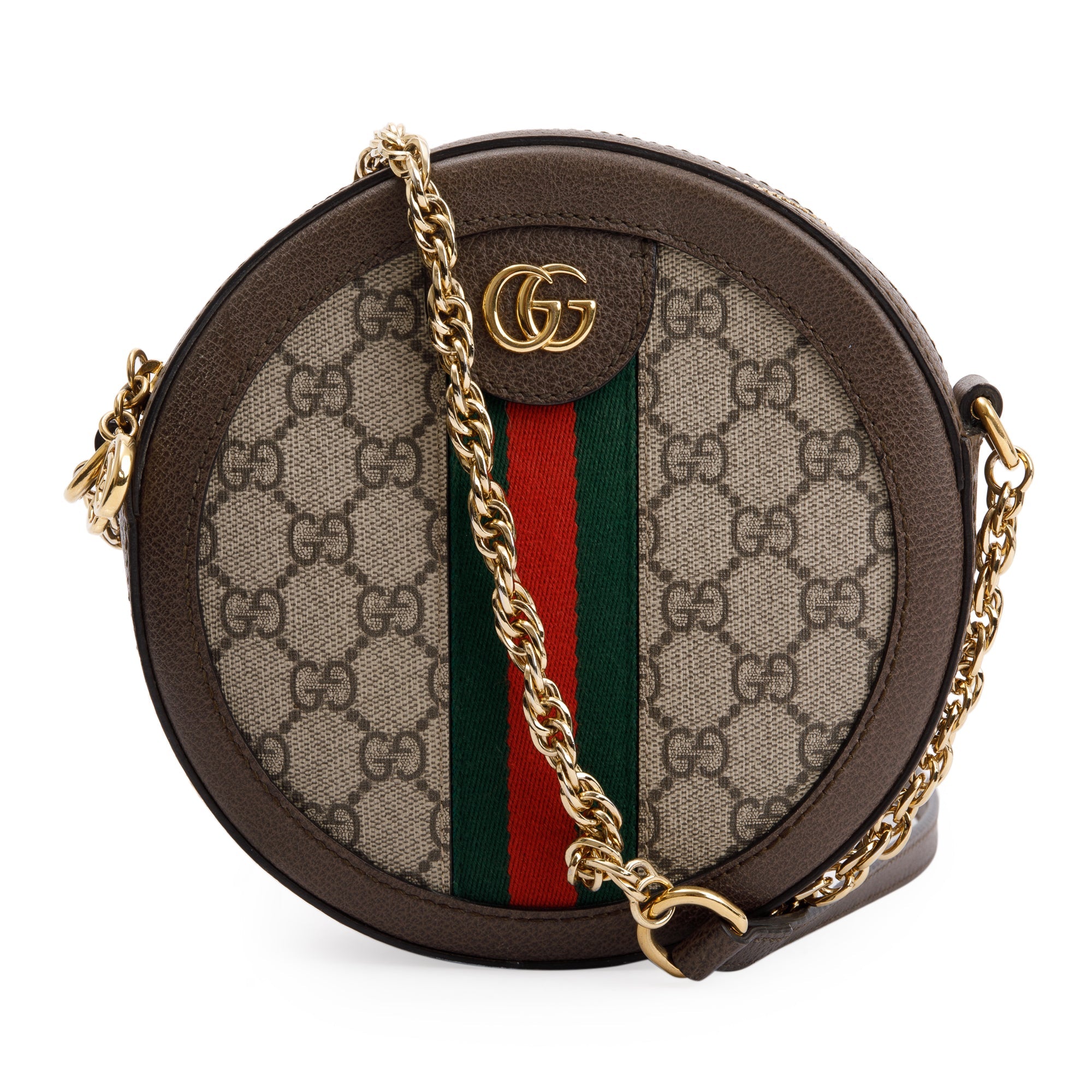 Gucci Ophidia GG Mini Round Shoulder Bag