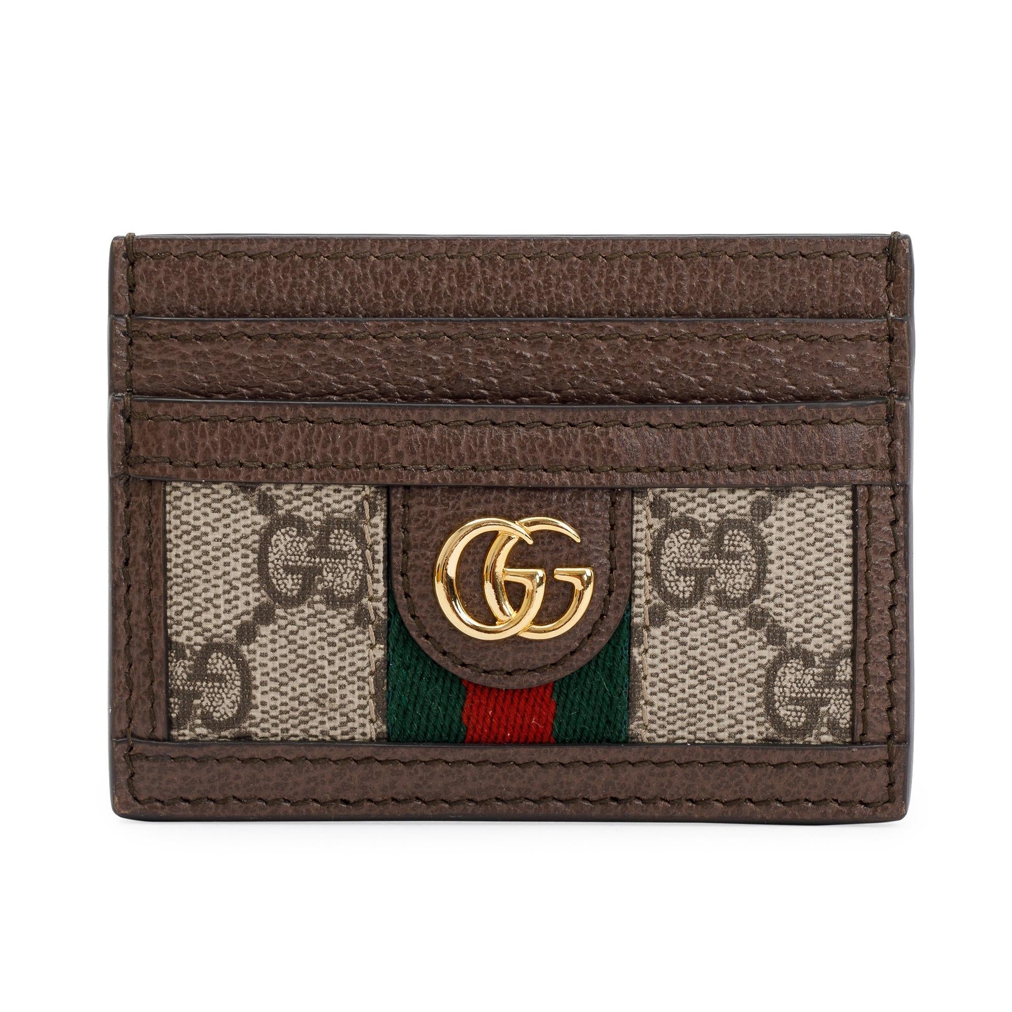 Gucci Ophidia GG Supreme Card Case w/ Box