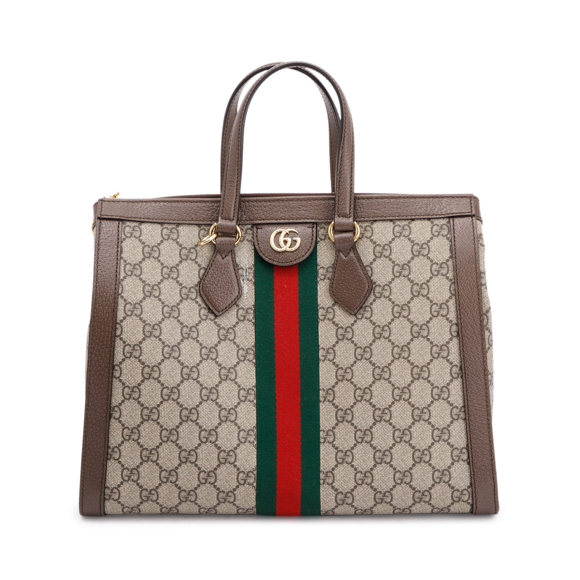 Gucci Ophidia GG Supreme Medium Tote Bag w/ Strap