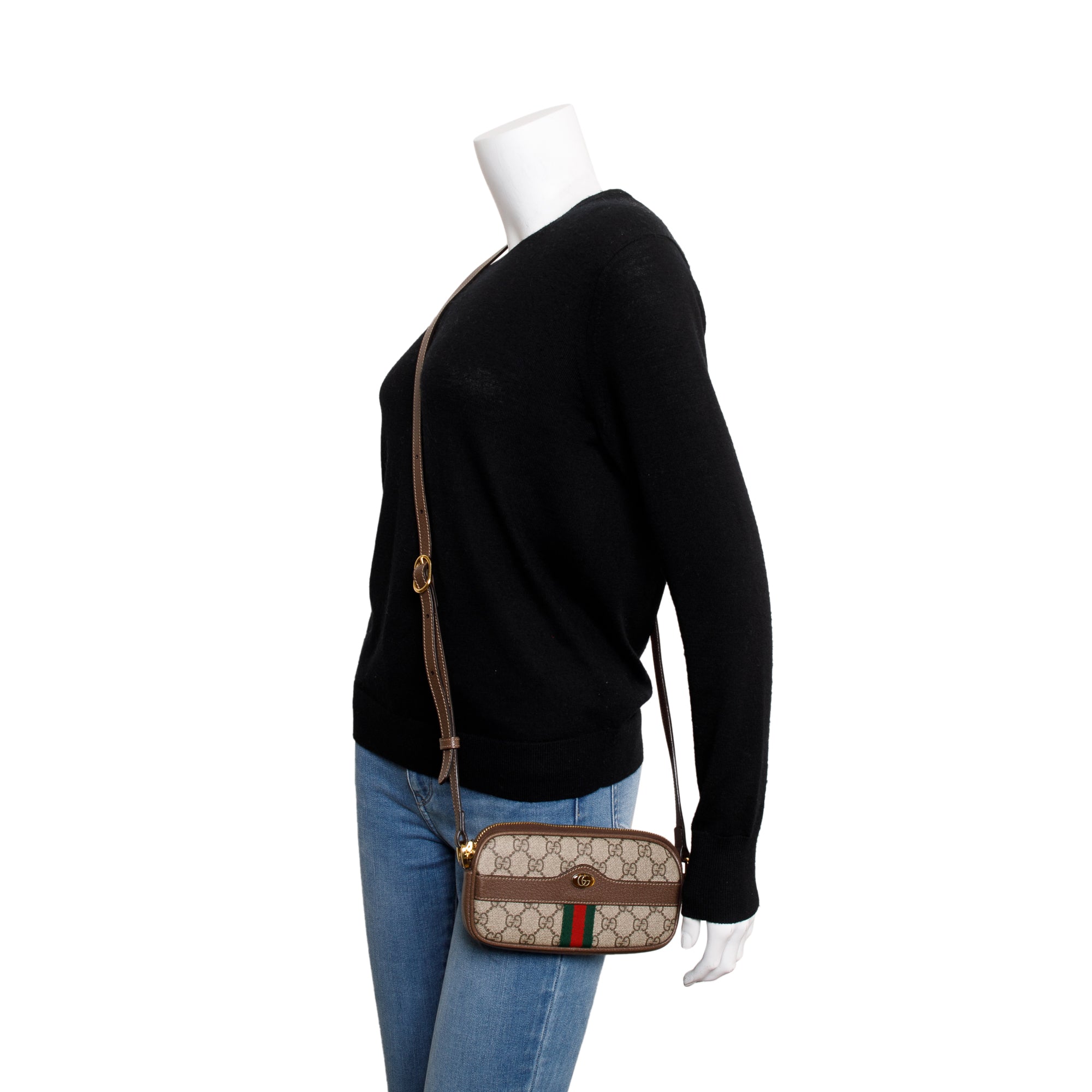 Gucci Ophidia GG Supreme Mini Crossbody Bag