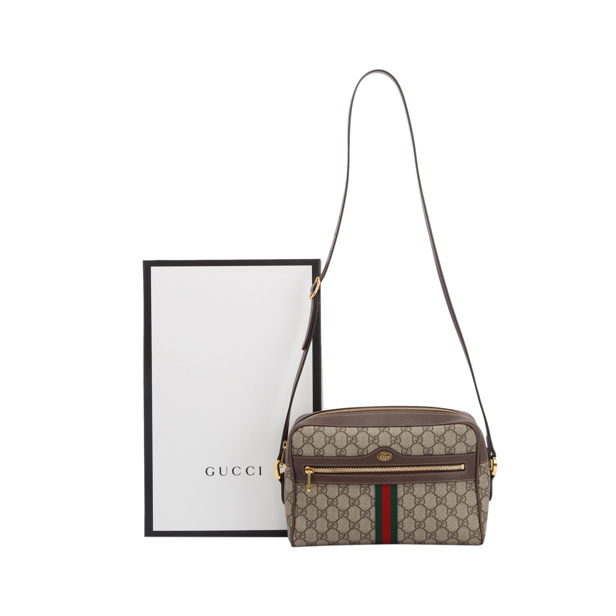 Gucci Ophidia GG Supreme Small Shoulder Bag w/ Box