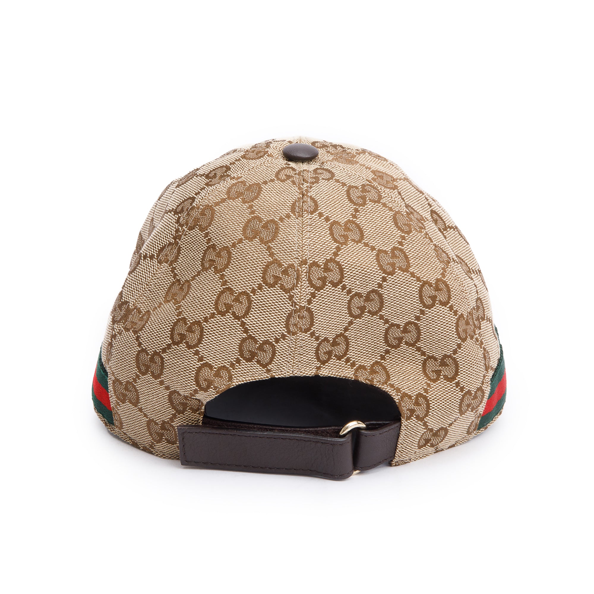 Gucci Original GG Canvas Baseball Hat with Web, Size S 57 w/ Box