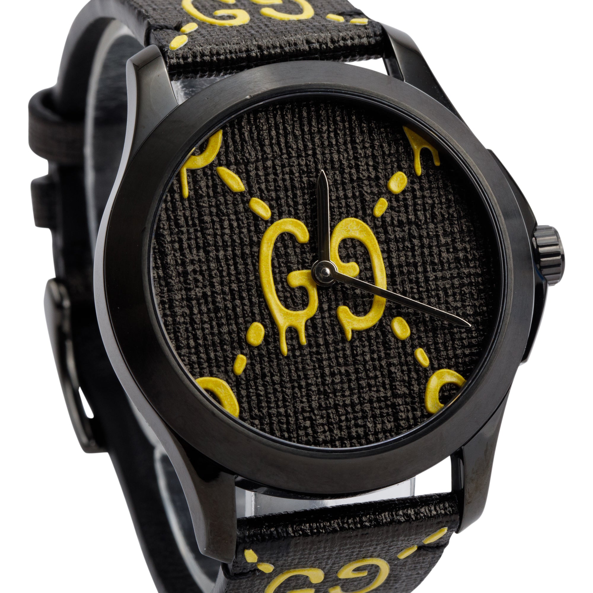 Gucci PVD Stainless Steel Ghost G-Timeless 38 MM Quartz Watch