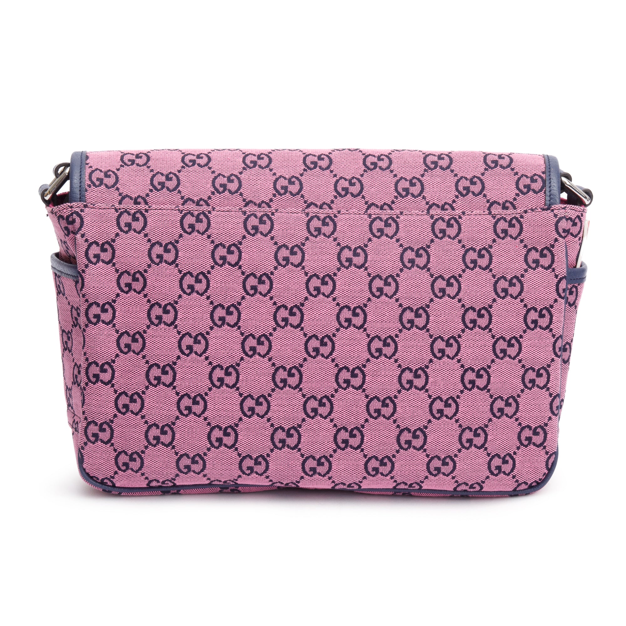 Gucci Pink GG Canvas Children's Messenger Bag