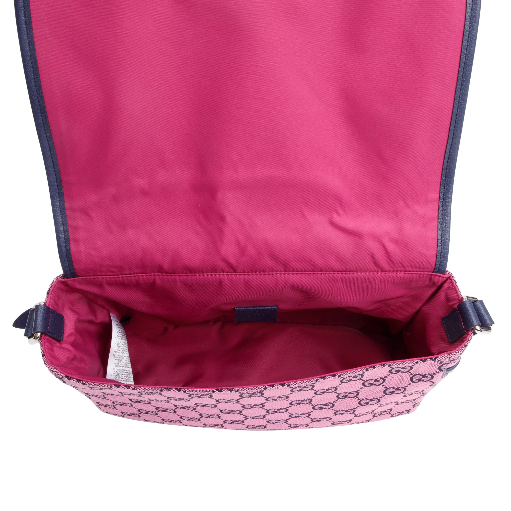 Gucci Pink GG Canvas Children's Messenger Bag