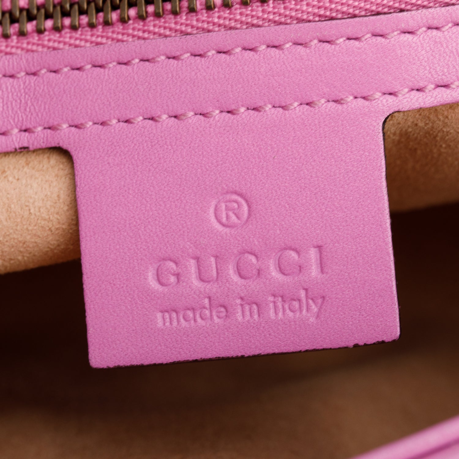 Gucci Pink GG Marmont Matelasse Small Shoulder Bag