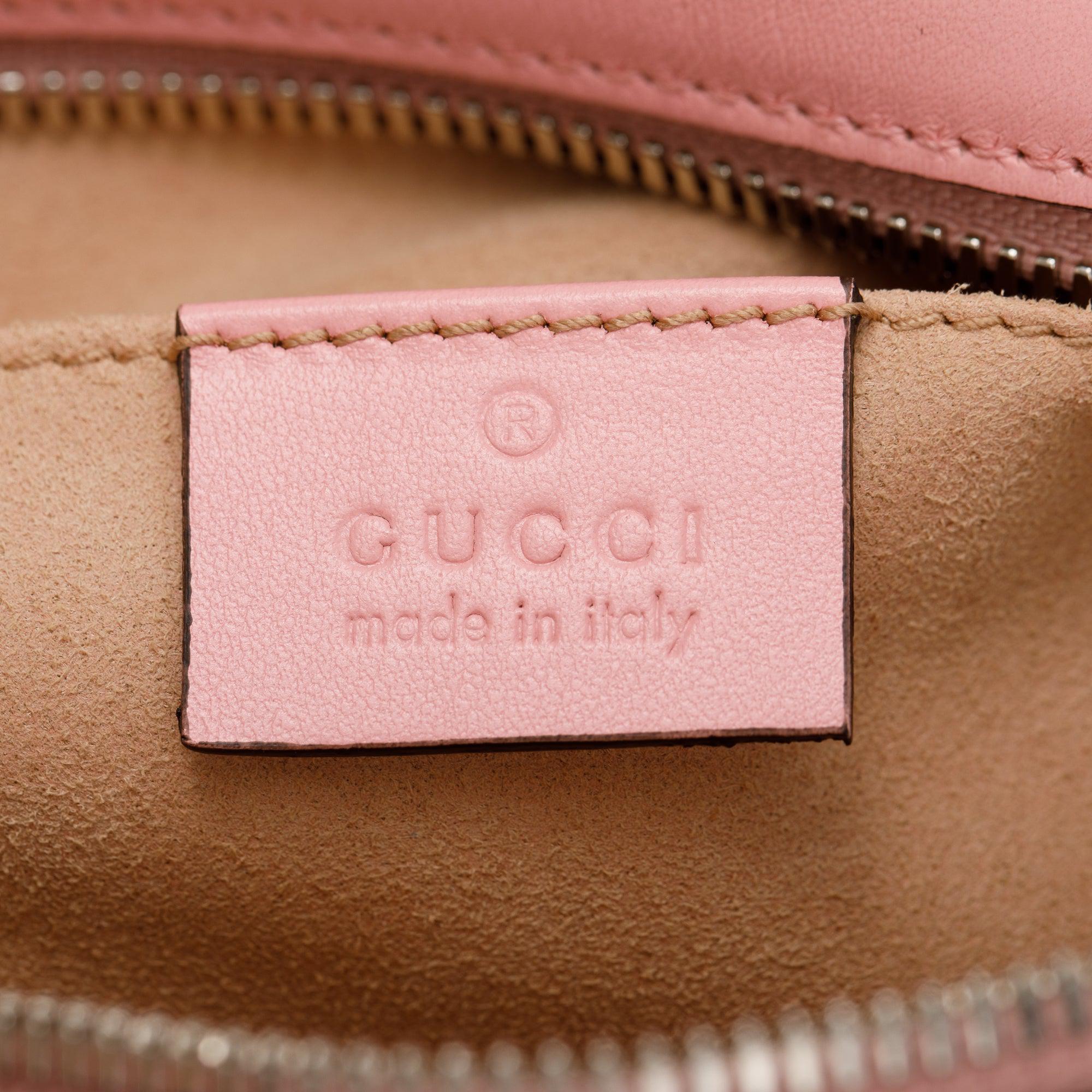 Gucci Pink GG Marmont Matelasse Small Shoulder Bag w/ Box