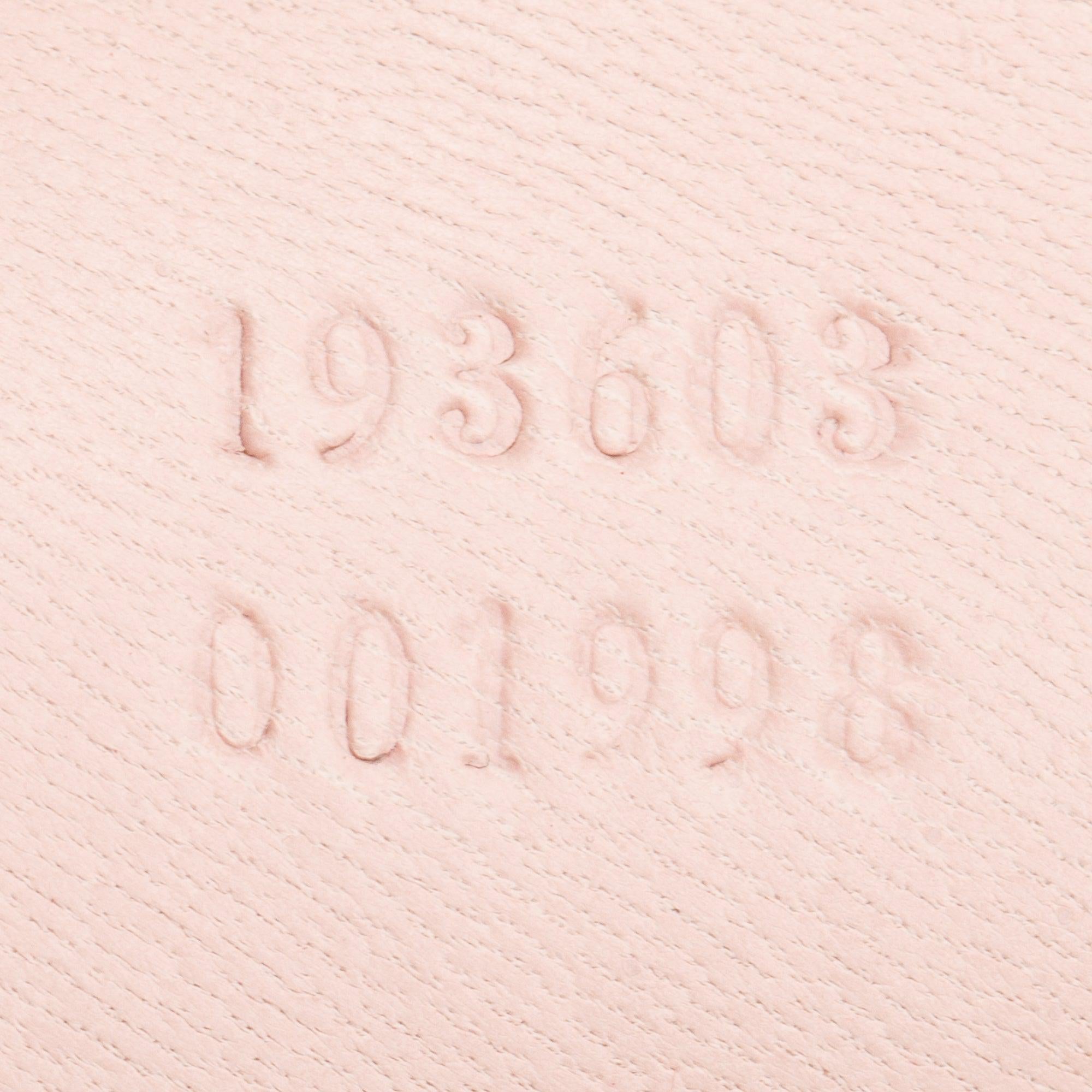 Gucci Pink GG Signature Leather Medium Joy Boston Bag