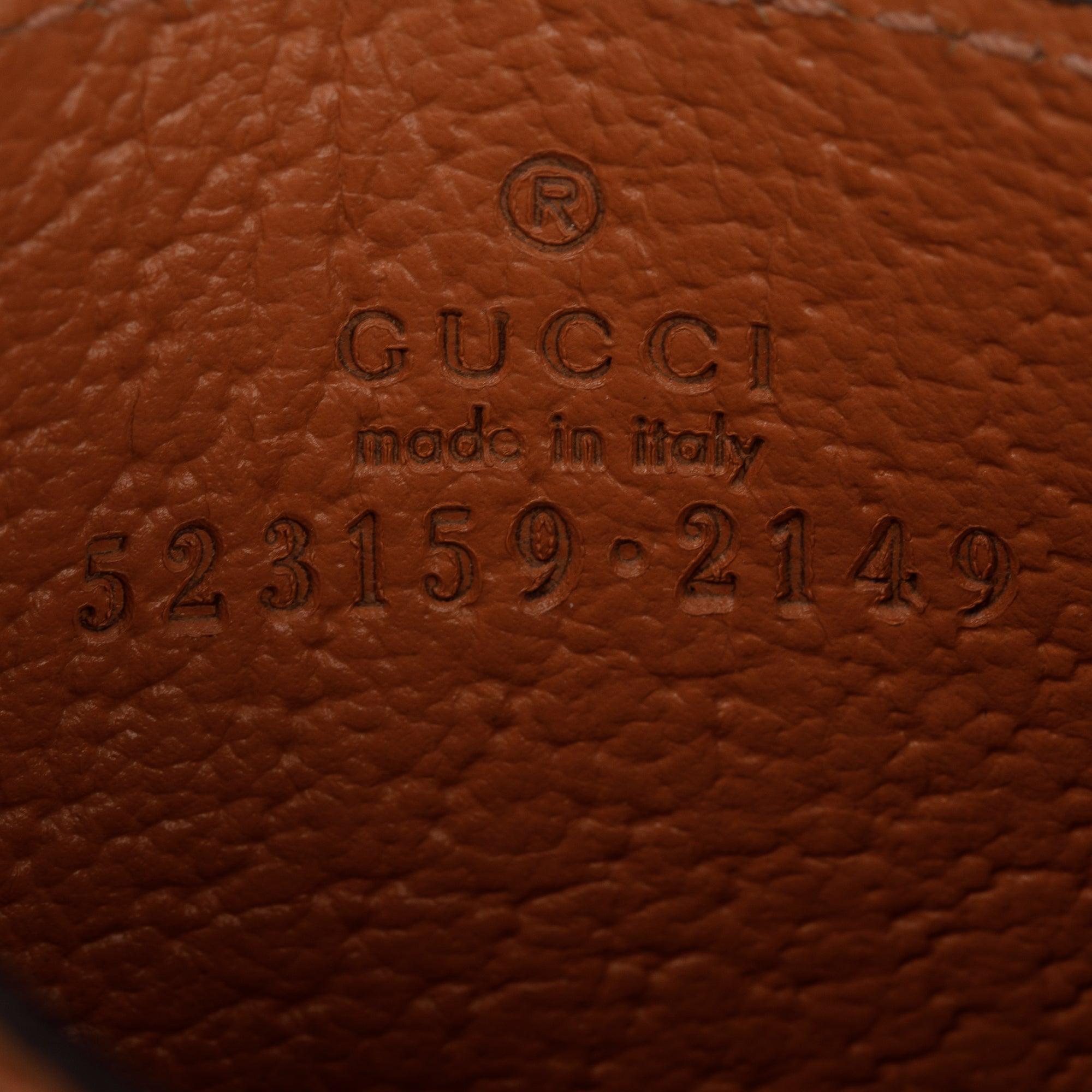 Gucci Pink Ophidia GG Supreme Card Case