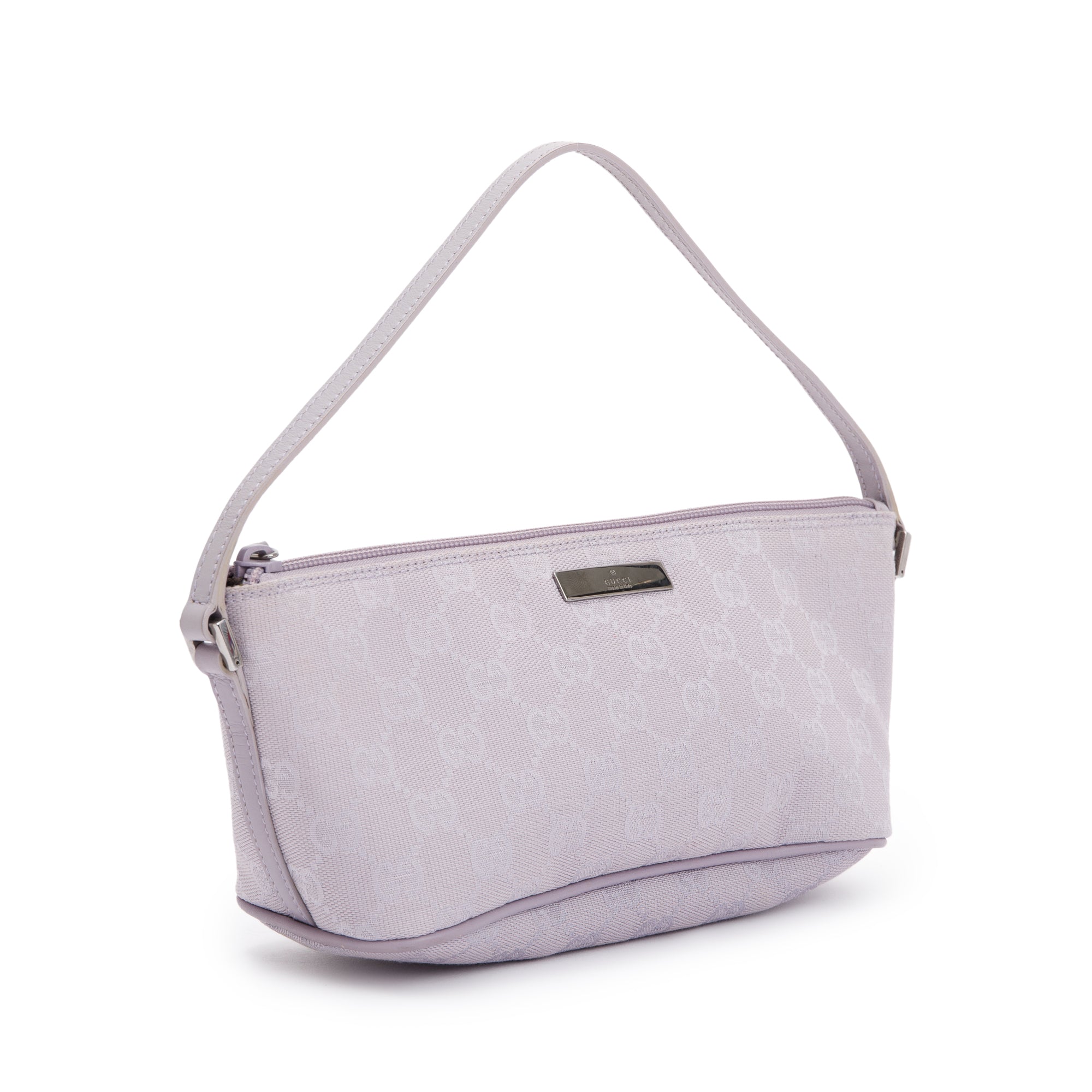 Gucci Purple GG Canvas Boat Pochette