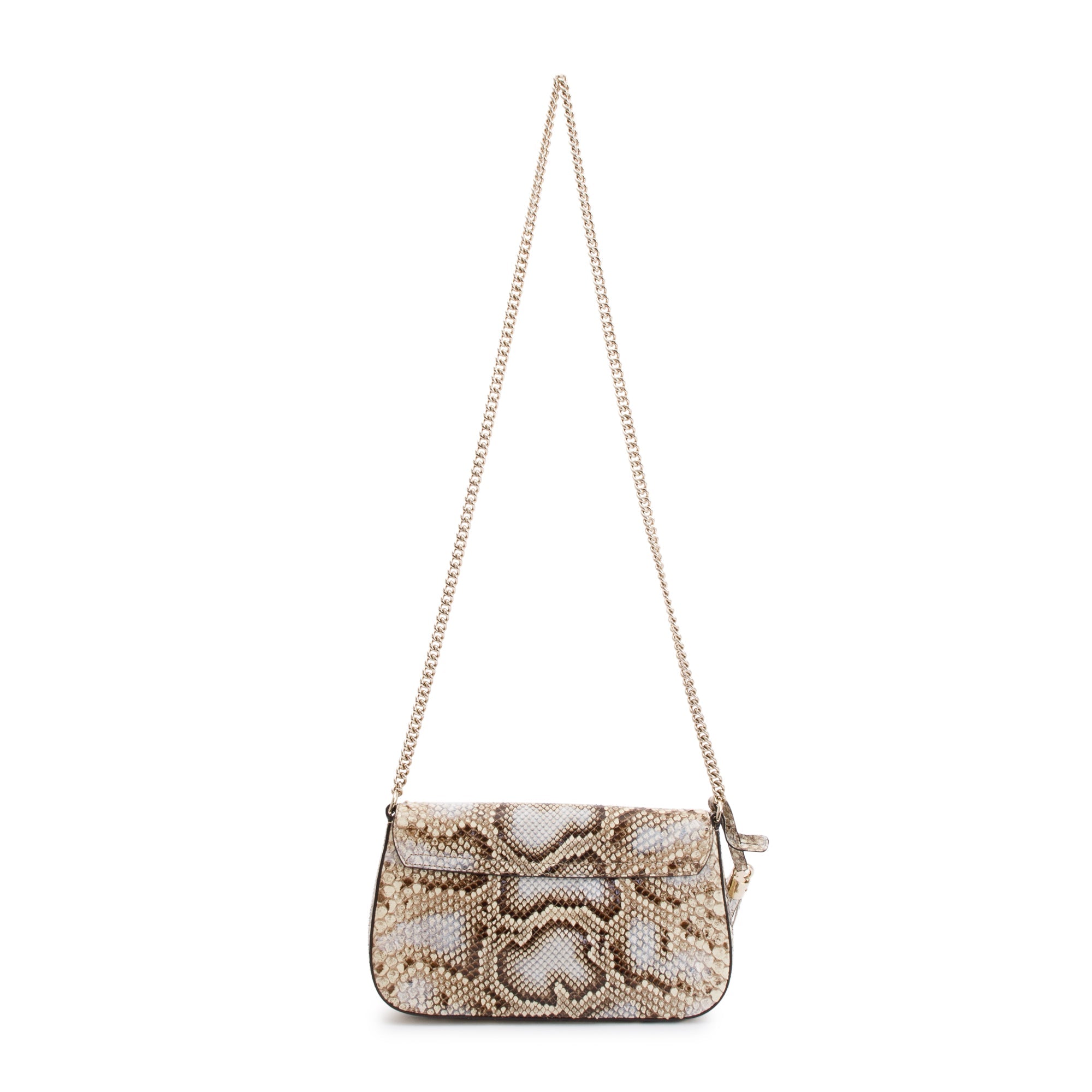 Gucci Python Soho Chain Crossbody Bag w/ Box