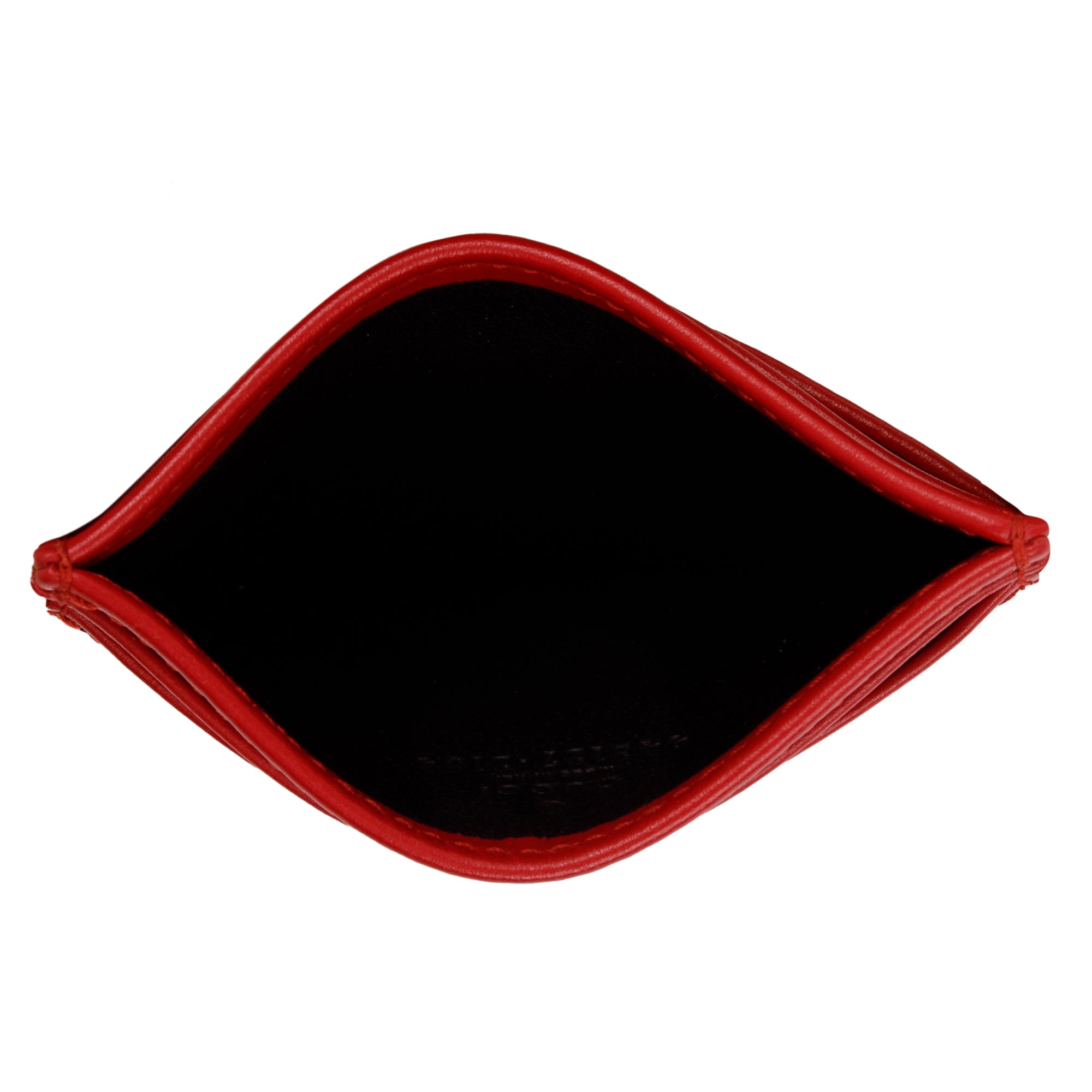 Gucci Red Calfskin Leather GG Marmont Card Holder w/ Box