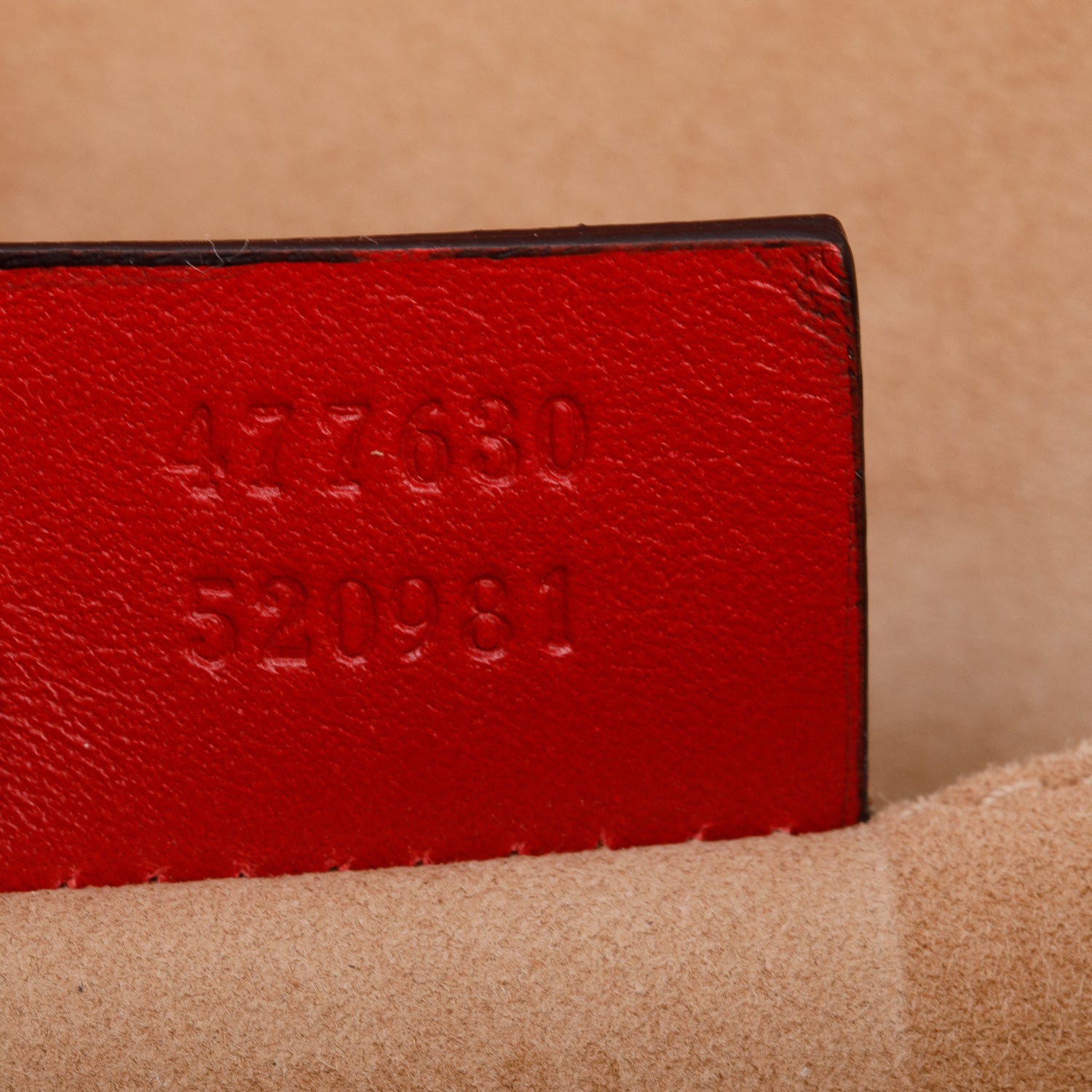 Gucci Red Calfskin Leather Web Maxi Sylvie Clutch