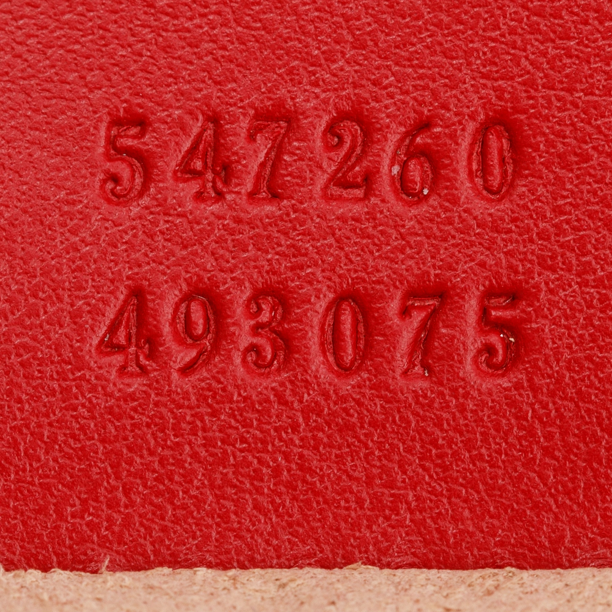 Gucci Red Calfskin Matelasse GG Marmont Mini Top Handle Shoulder Bag