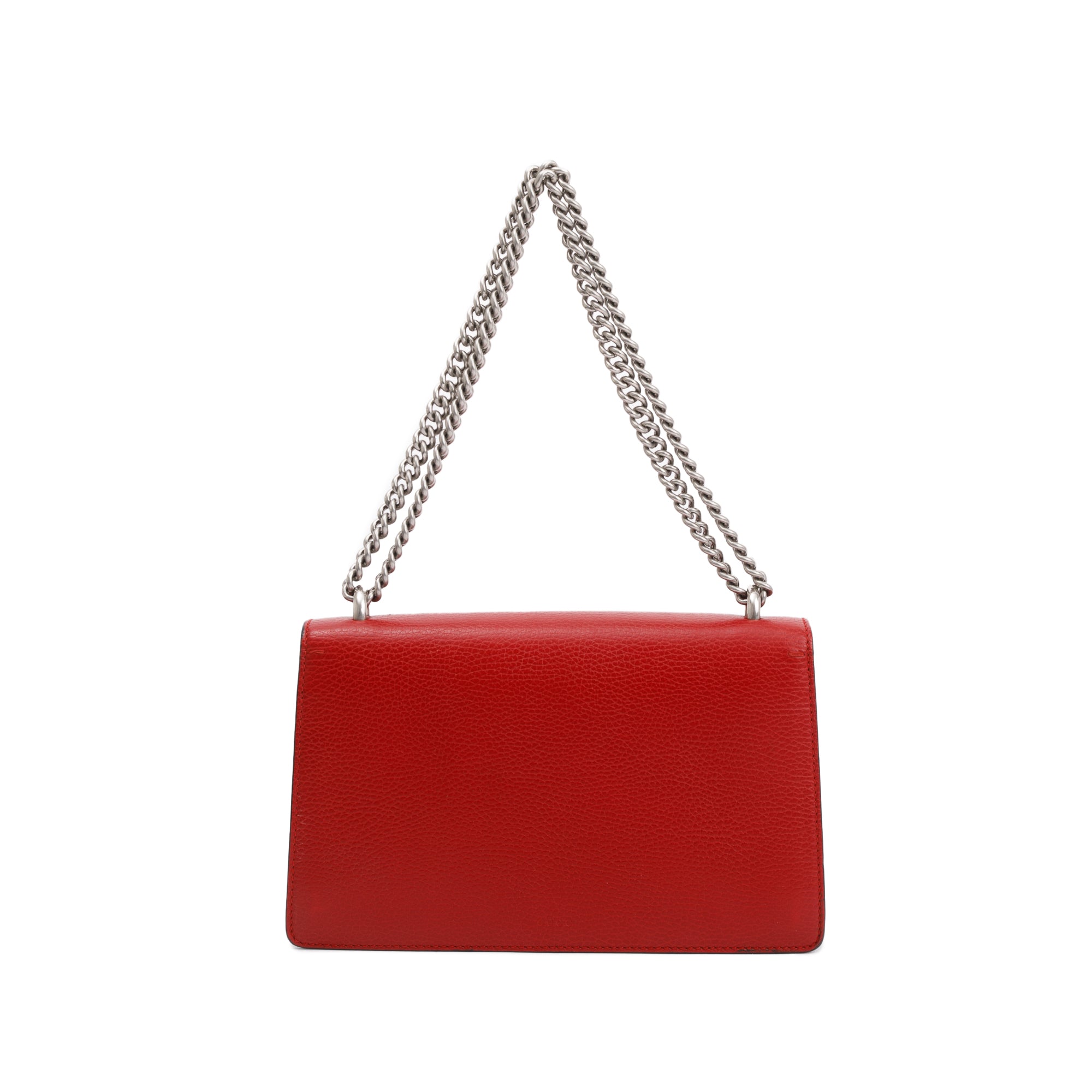 Gucci Red Leather Dionysus Small Shoulder Bag
