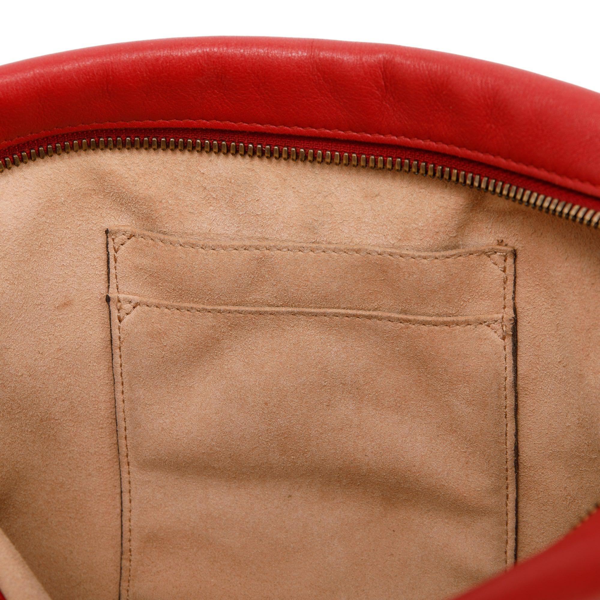 Gucci Red Medium GG Marmont Matelasse Bag