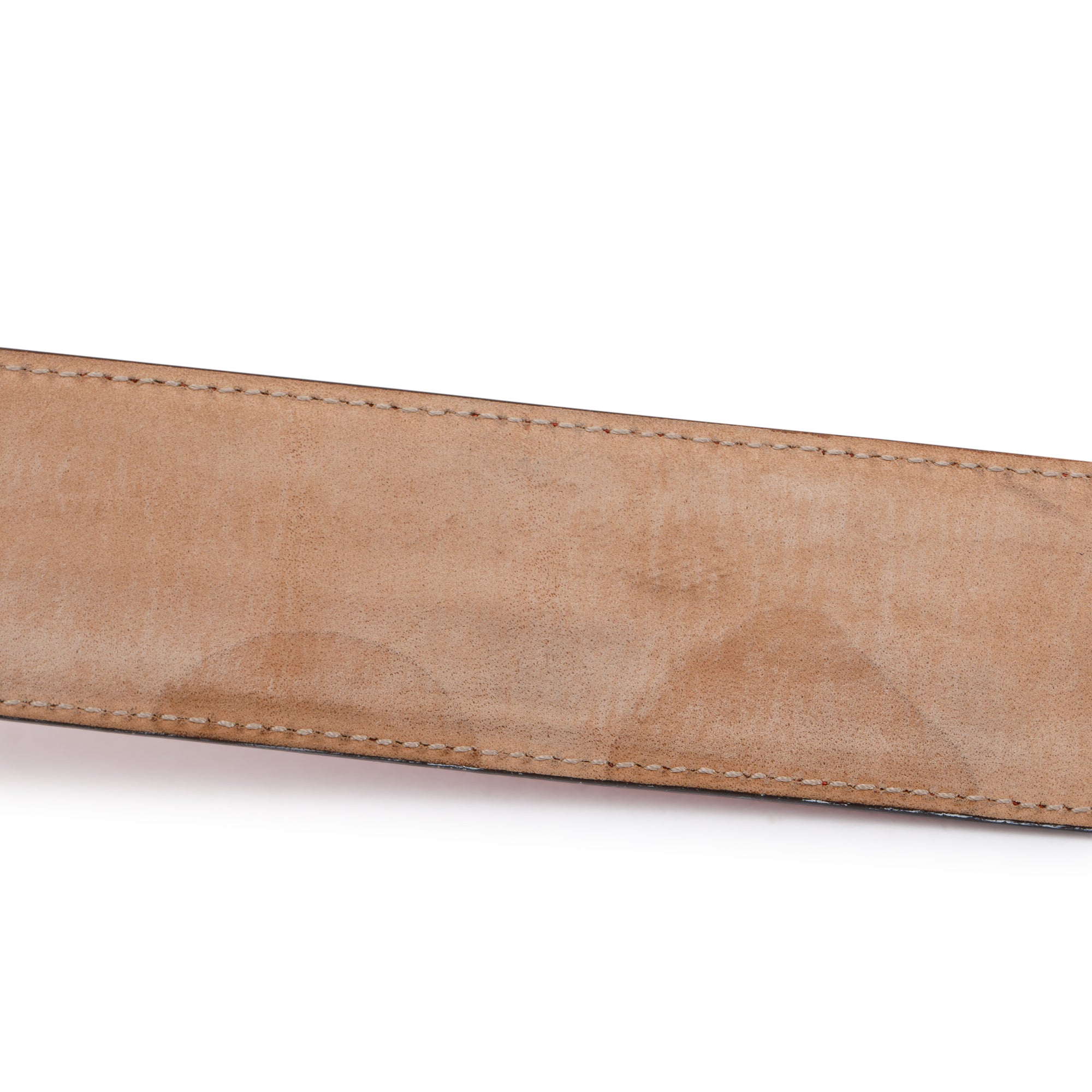 Gucci Red Signature Leather Belt with G Buckle w/ Box