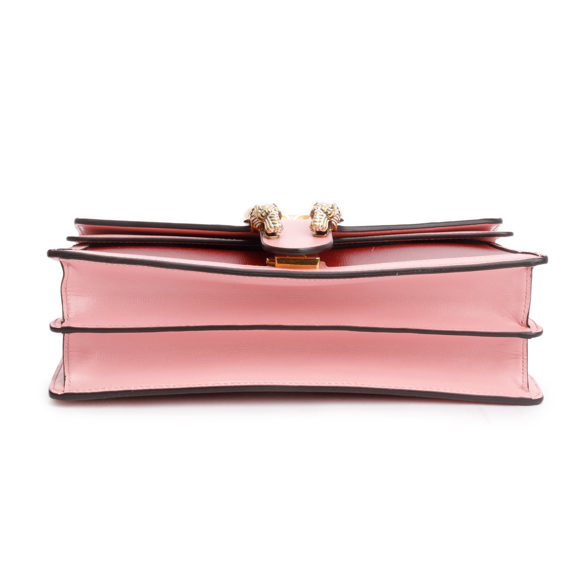 Gucci Red/Pink Bicolor Calfskin Leather Small Dionysus Shoulder Bag