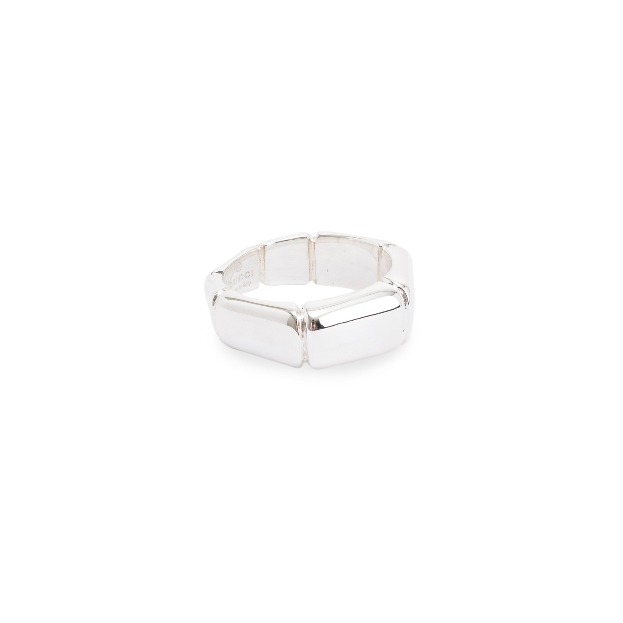 Gucci Silver Bamboo Ring