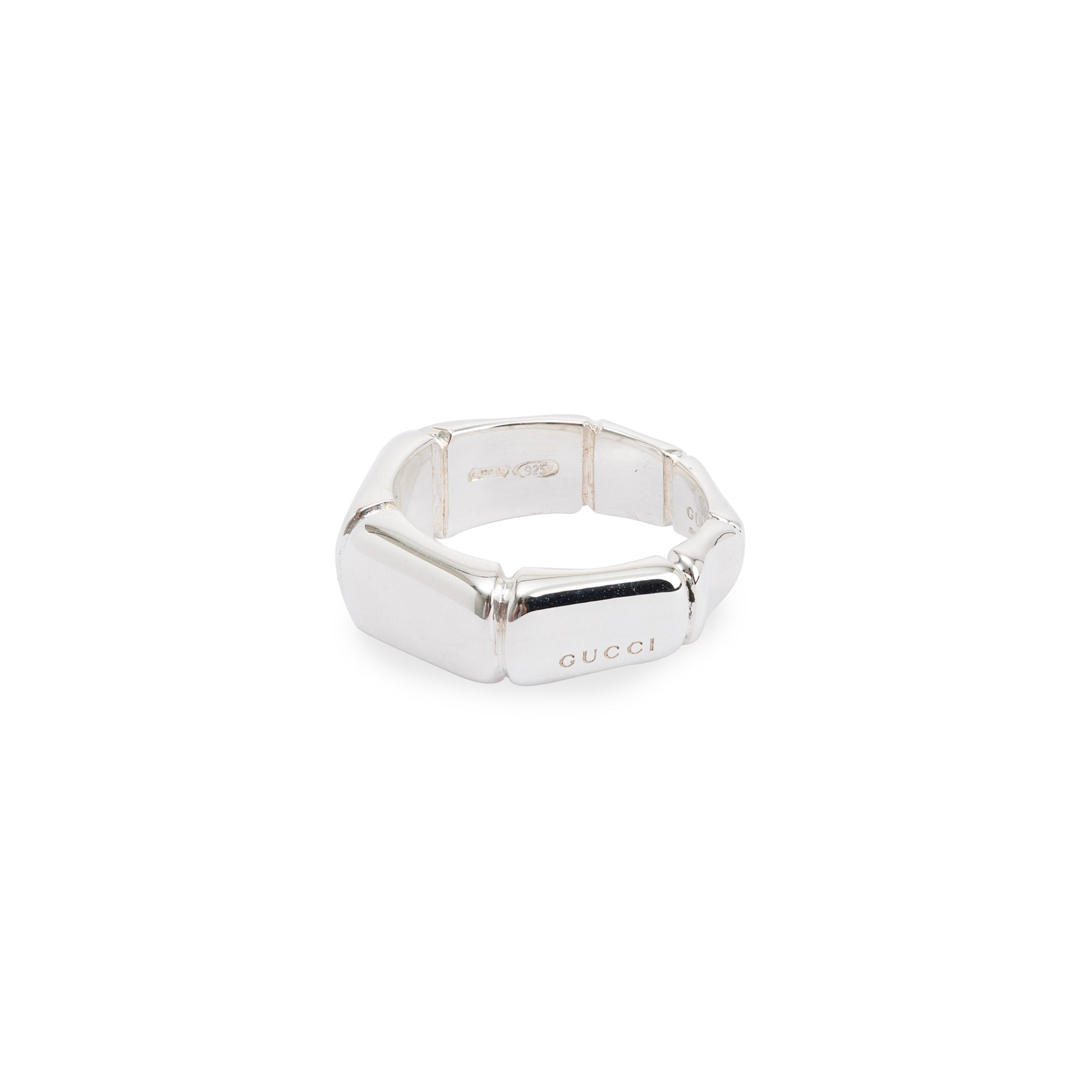 Gucci Silver Bamboo Ring
