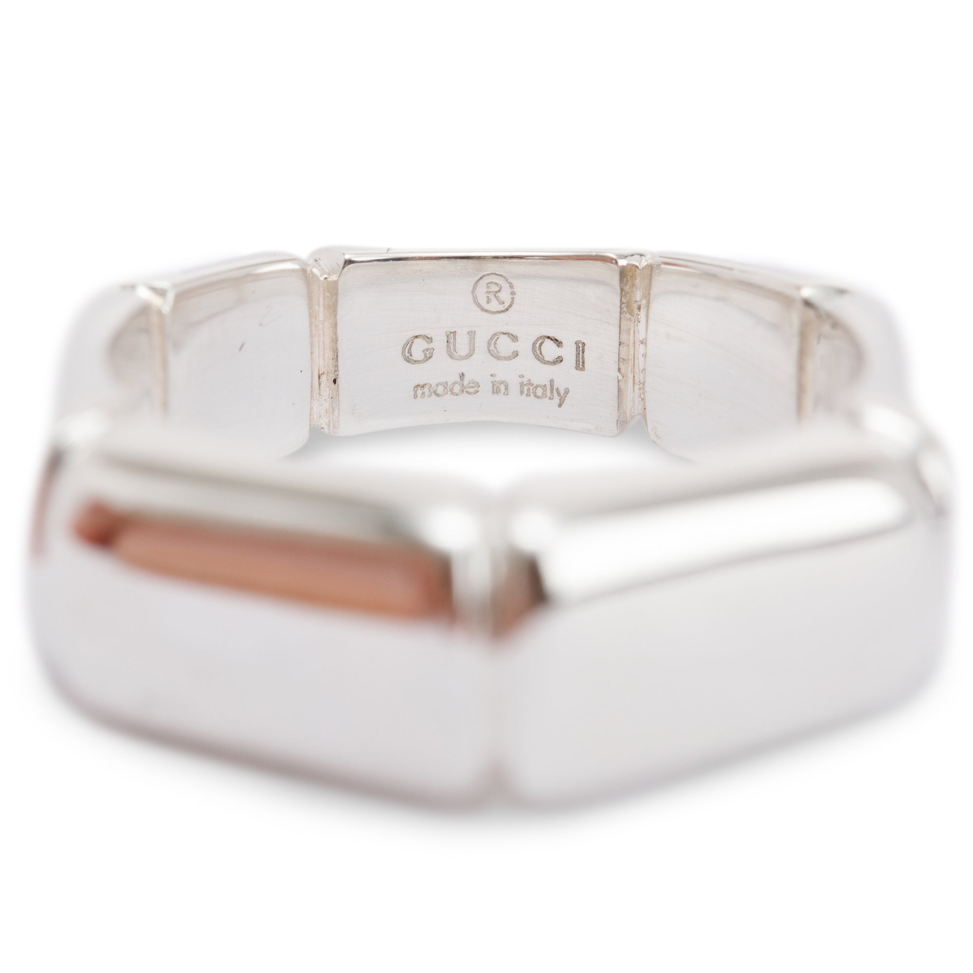 Gucci Silver Bamboo Ring
