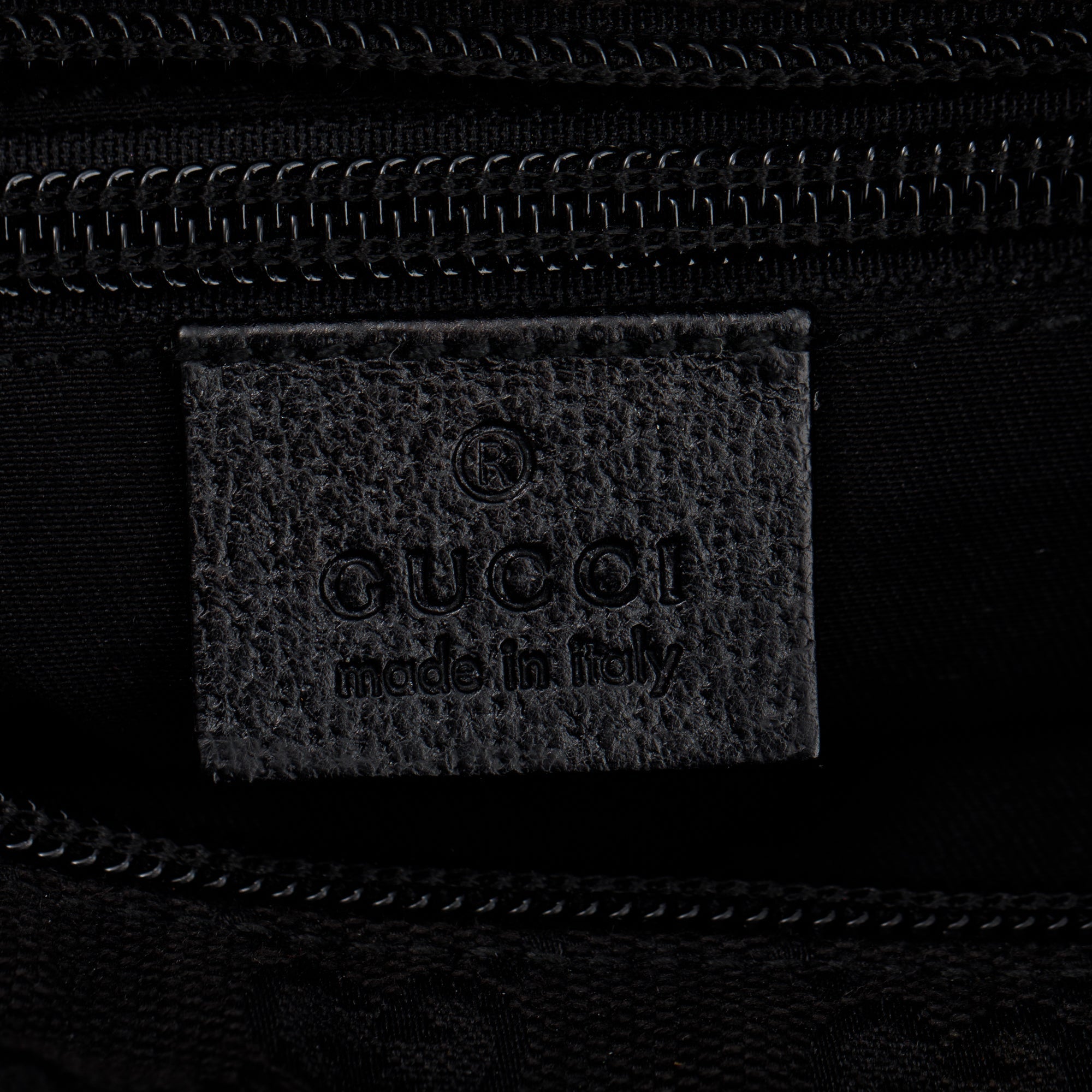 Gucci Small Black GG Canvas Web Messenger Bag