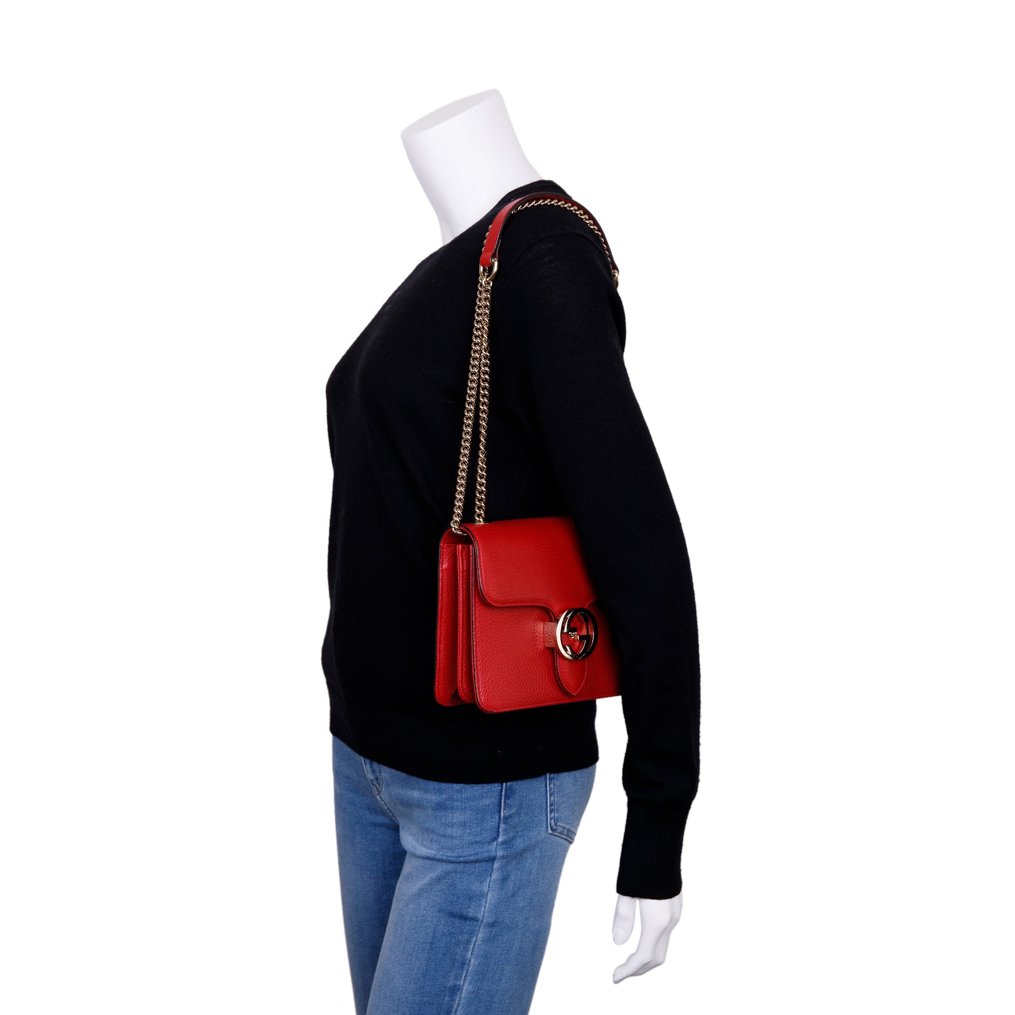 Gucci Small Dollar Interlocking G Shoulder Bag