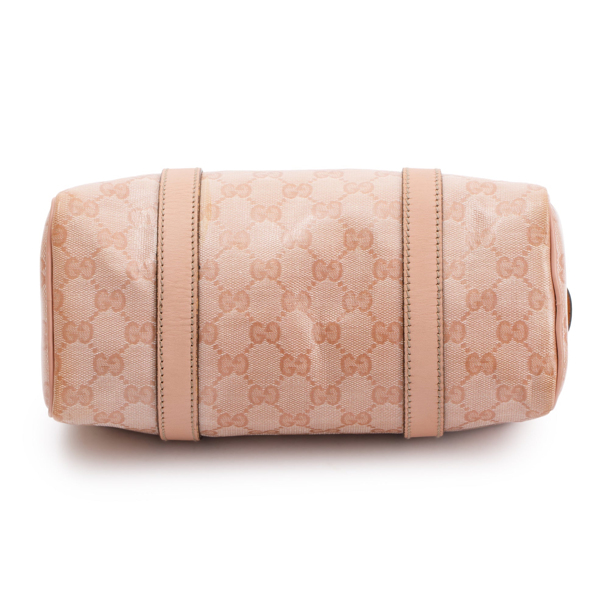 Gucci Small Pink Crystal GG Imprime Joy Boston Bag