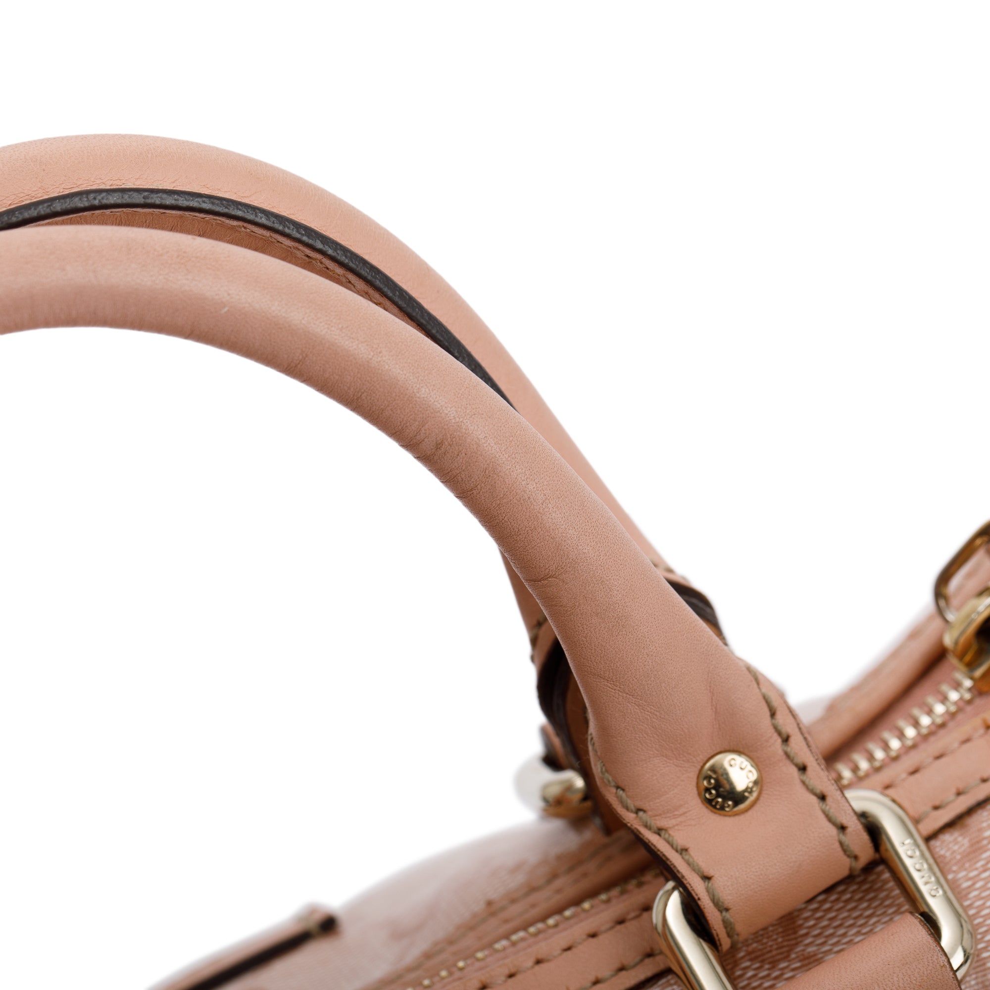 Gucci Small Pink Crystal GG Imprime Joy Boston Bag