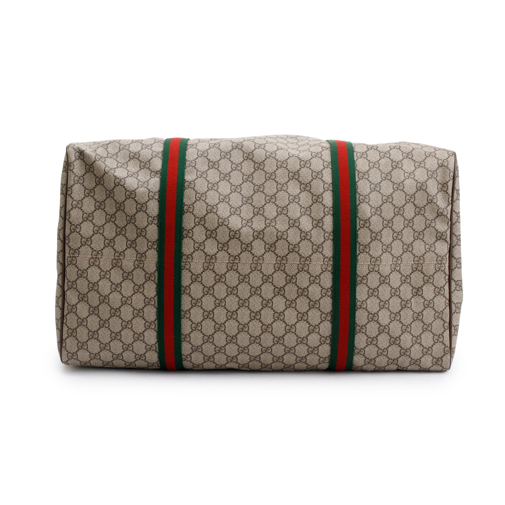 Gucci Soft GG Supreme Maxi Duffle Bag with Web